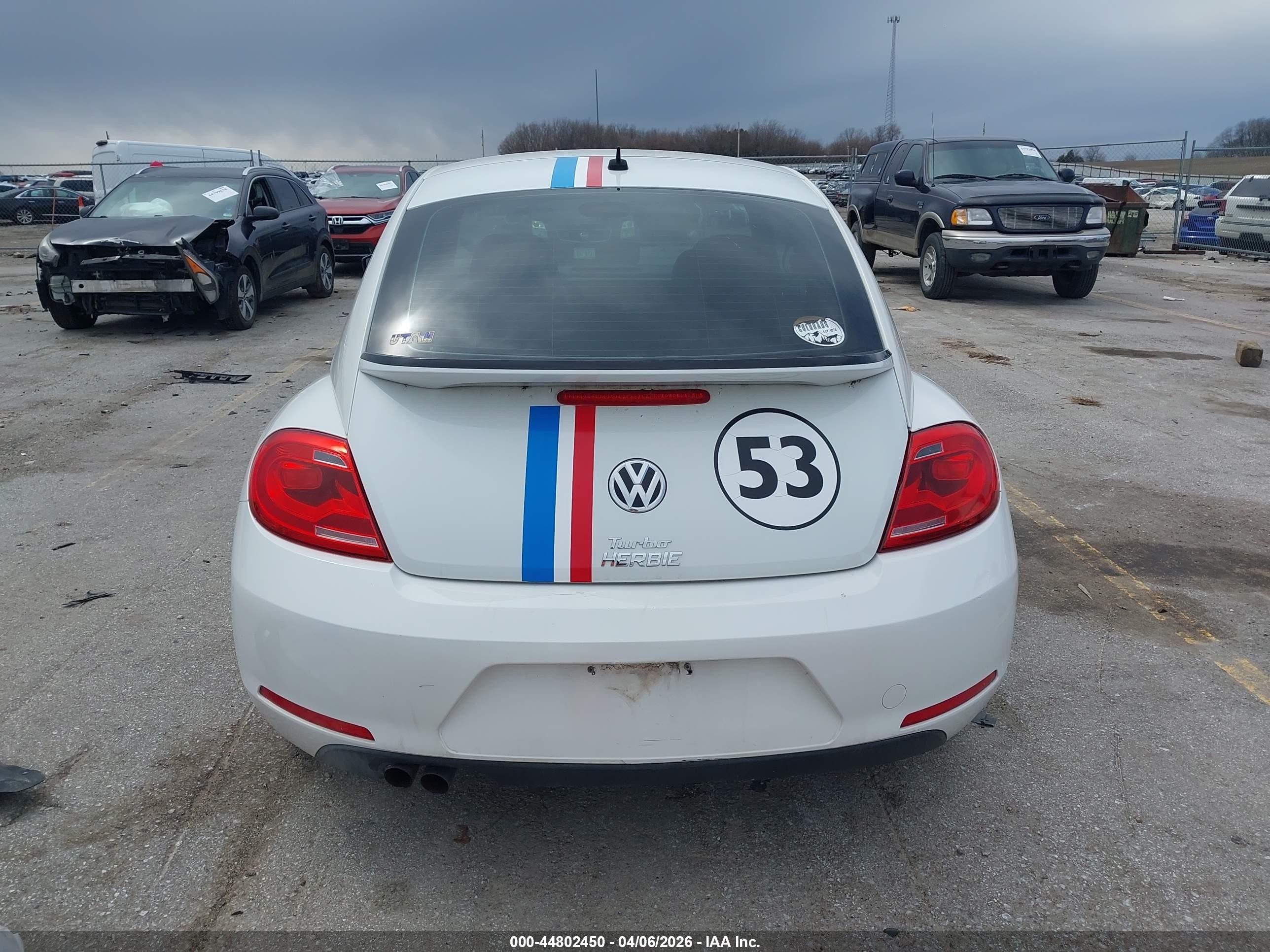 2014 Volkswagen Beetle 2.5l Entry White vin: 3VWFP7AT0EM621733