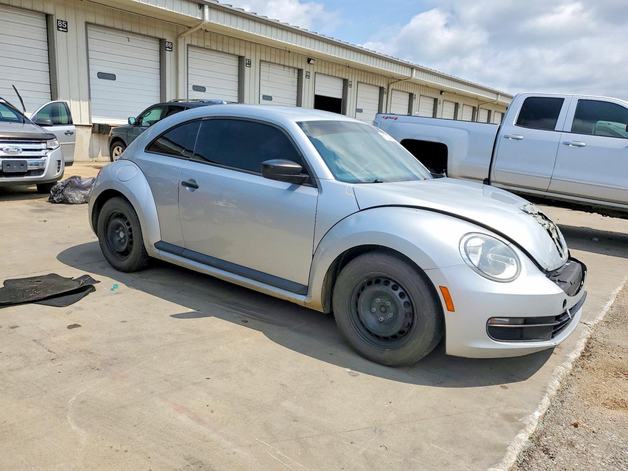 2012 Volkswagen Beetle Silver vin: 3VWFP7AT1CM644693