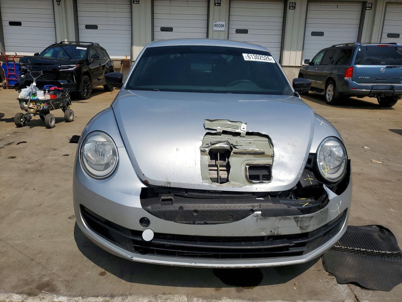 2012 Volkswagen Beetle Silver vin: 3VWFP7AT1CM644693