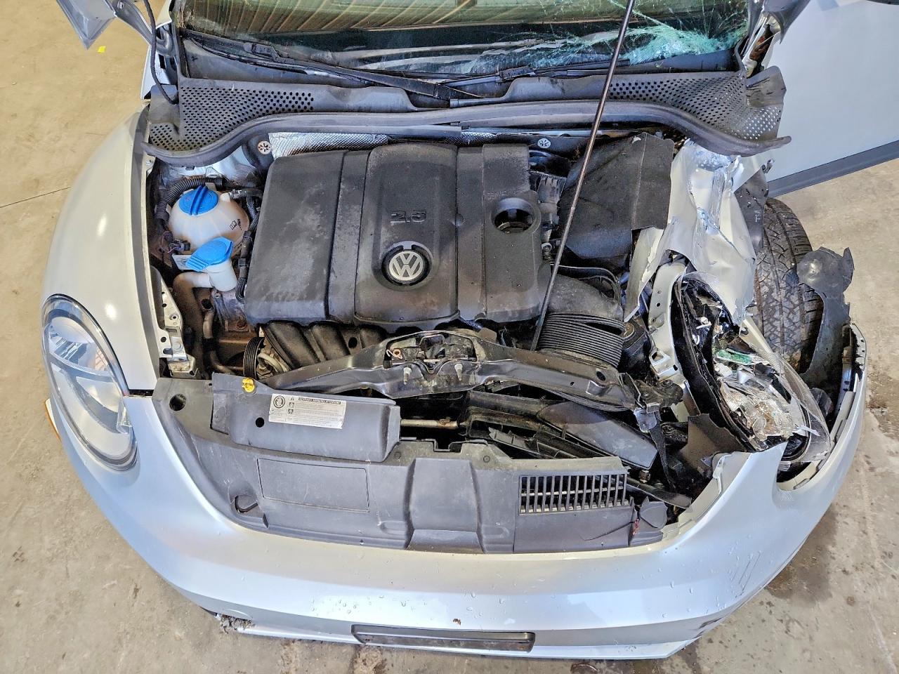 2014 Volkswagen Beetle Silver vin: 3VWFP7AT2EM623645