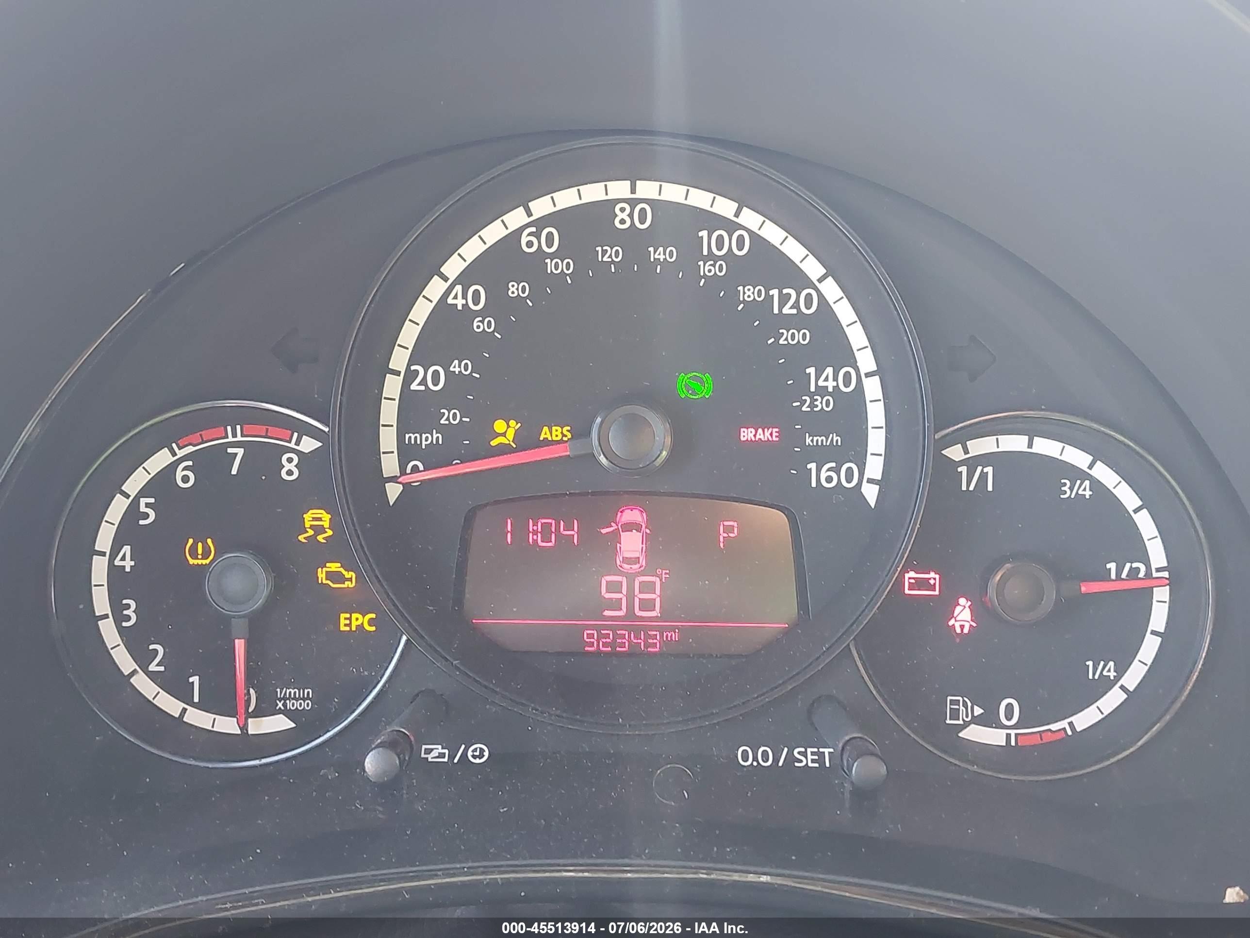 2013 Volkswagen Beetle 2.5l Entry Red vin: 3VWFP7AT4DM654880