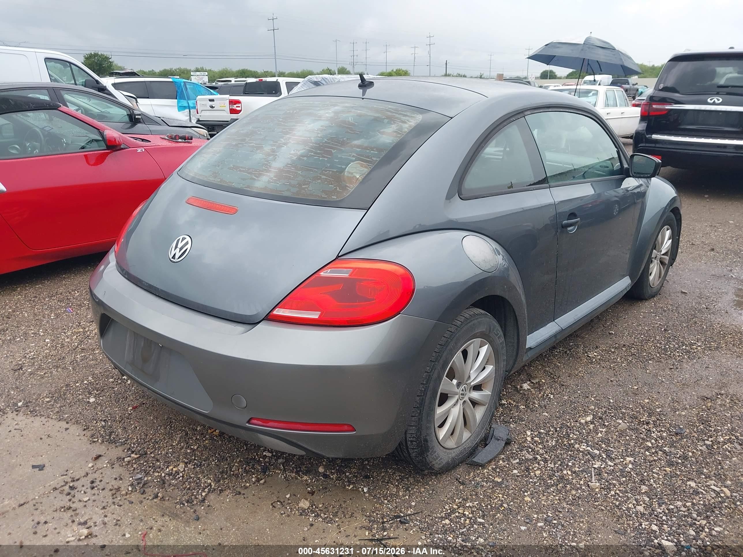 2013 Volkswagen Beetle 2.5l/2.5l Fender Edition Gray vin: 3VWFP7AT4DM669721