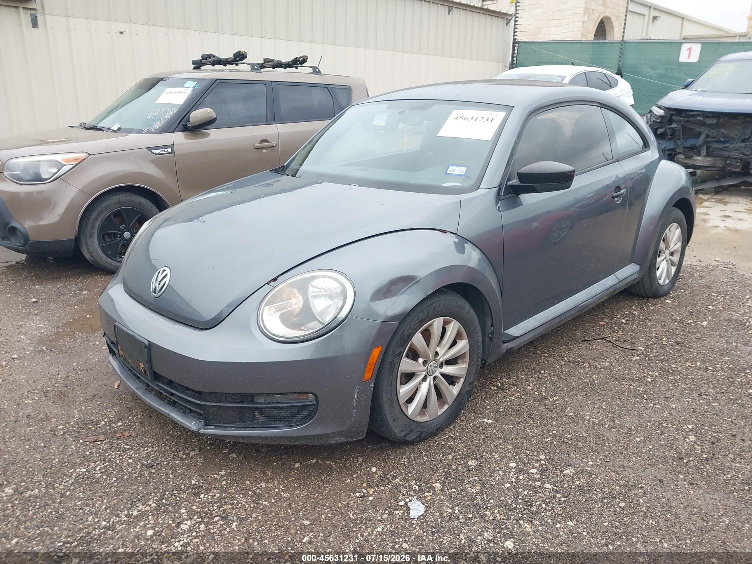 2013 Volkswagen Beetle 2.5l/2.5l Fender Edition Gray vin: 3VWFP7AT4DM669721