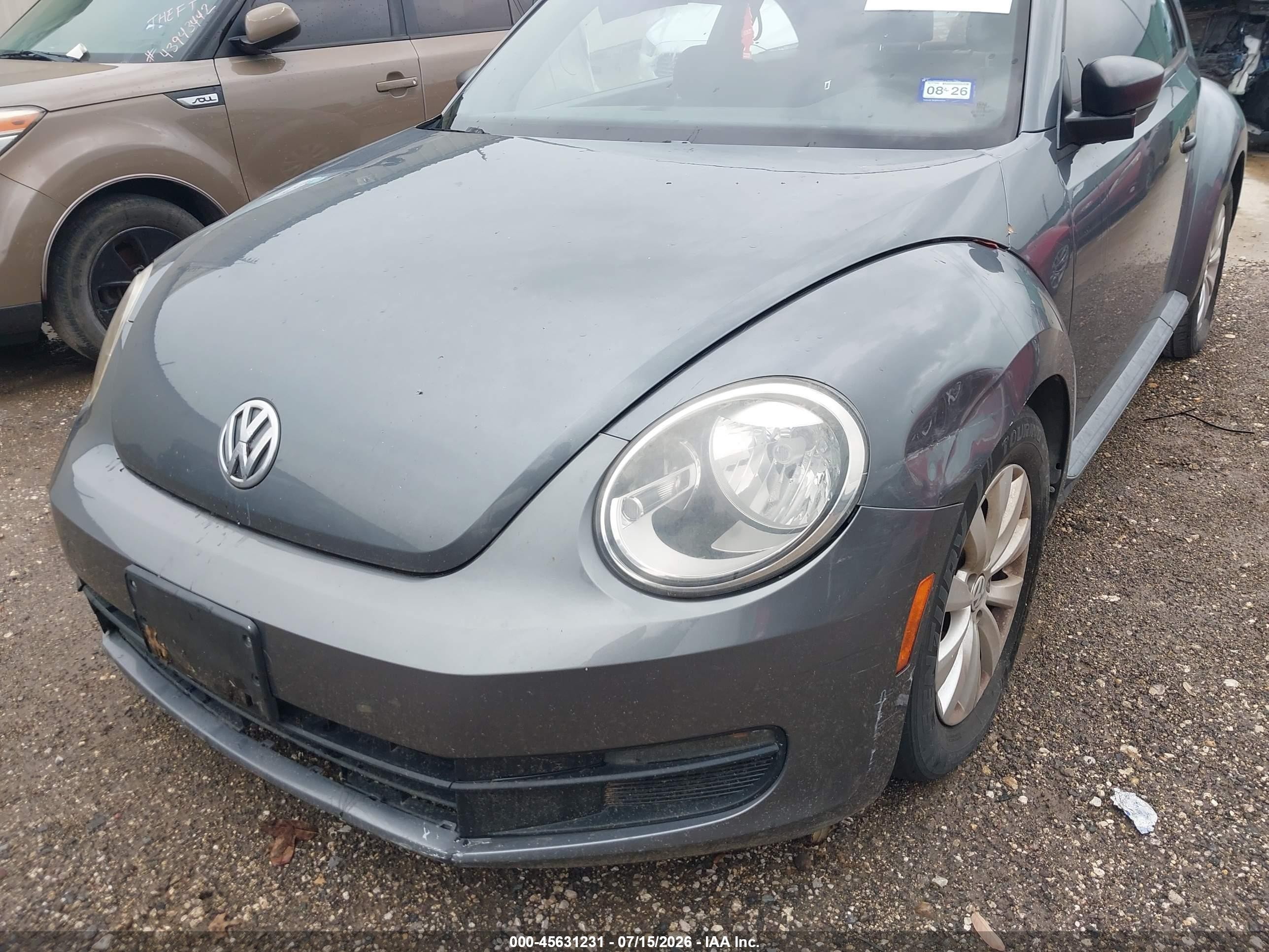 2013 Volkswagen Beetle 2.5l/2.5l Fender Edition Gray vin: 3VWFP7AT4DM669721