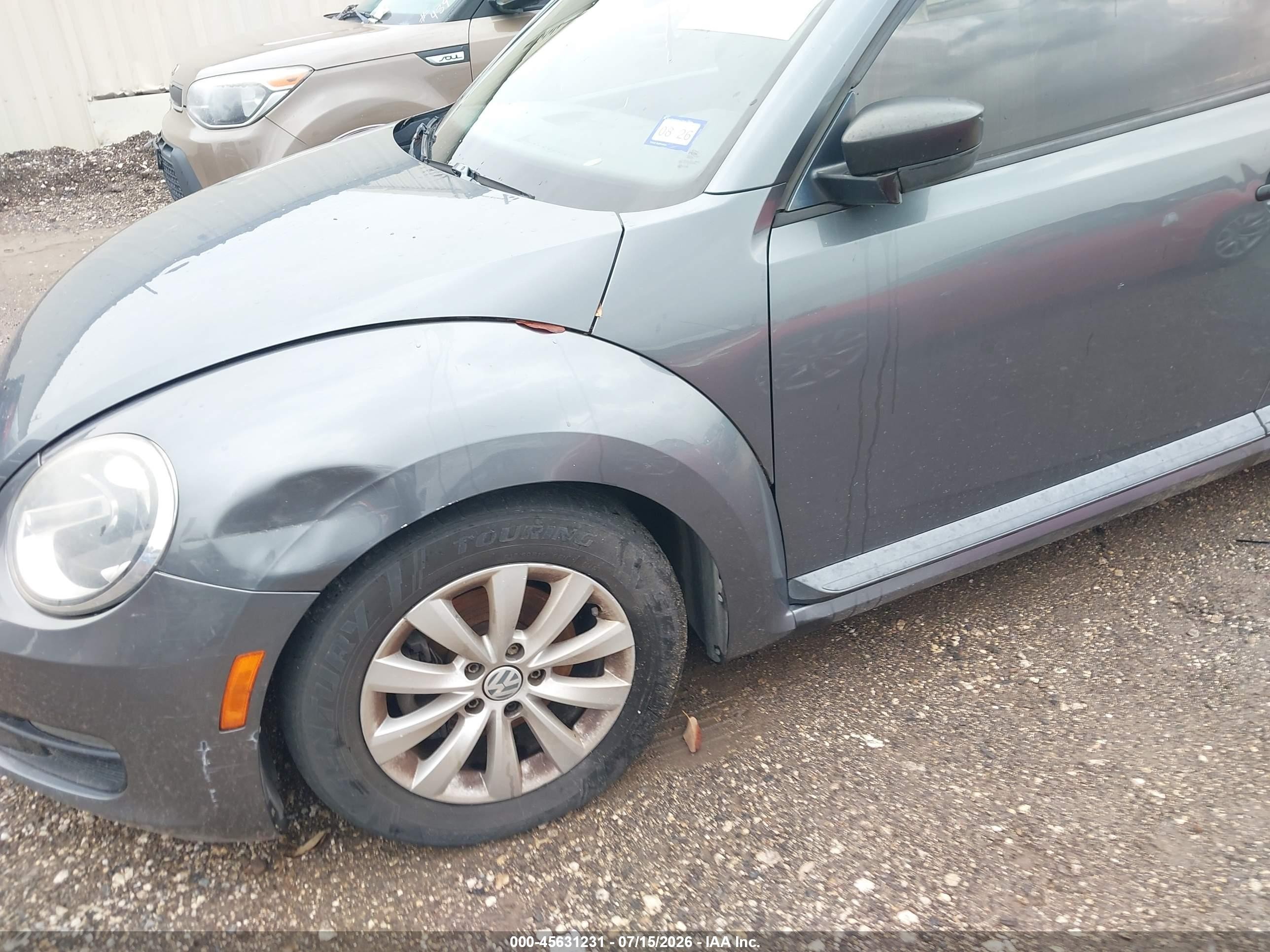 2013 Volkswagen Beetle 2.5l/2.5l Fender Edition Gray vin: 3VWFP7AT4DM669721