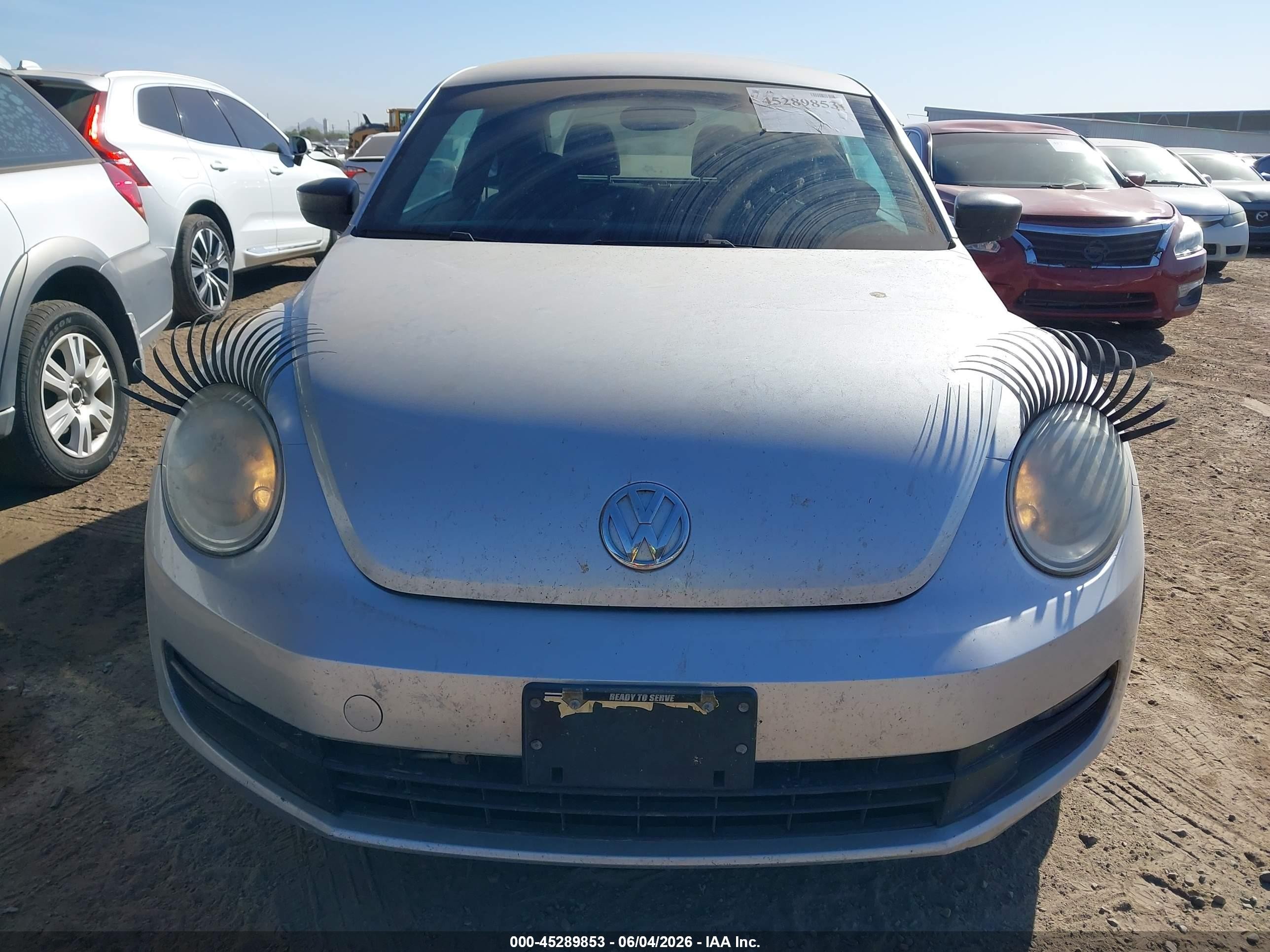 2012 Volkswagen Beetle   Silver vin: 3VWFP7AT5CM616993