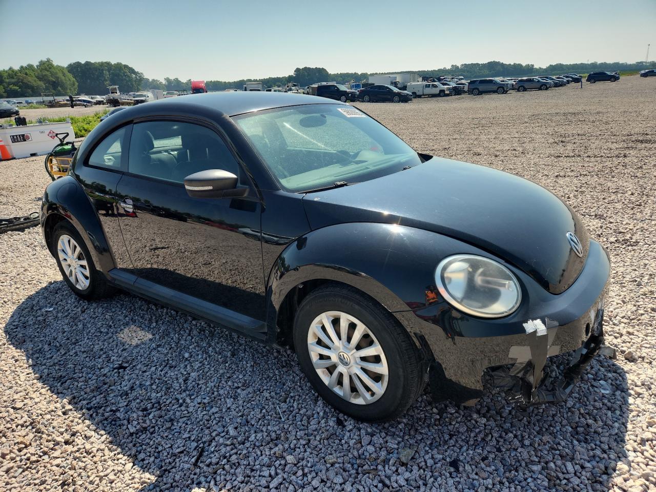 2012 Volkswagen Beetle Black vin: 3VWFP7AT6CM646231