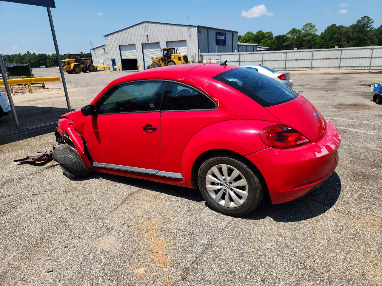 2014 Volkswagen Beetle Red vin: 3VWFP7AT6EM604032