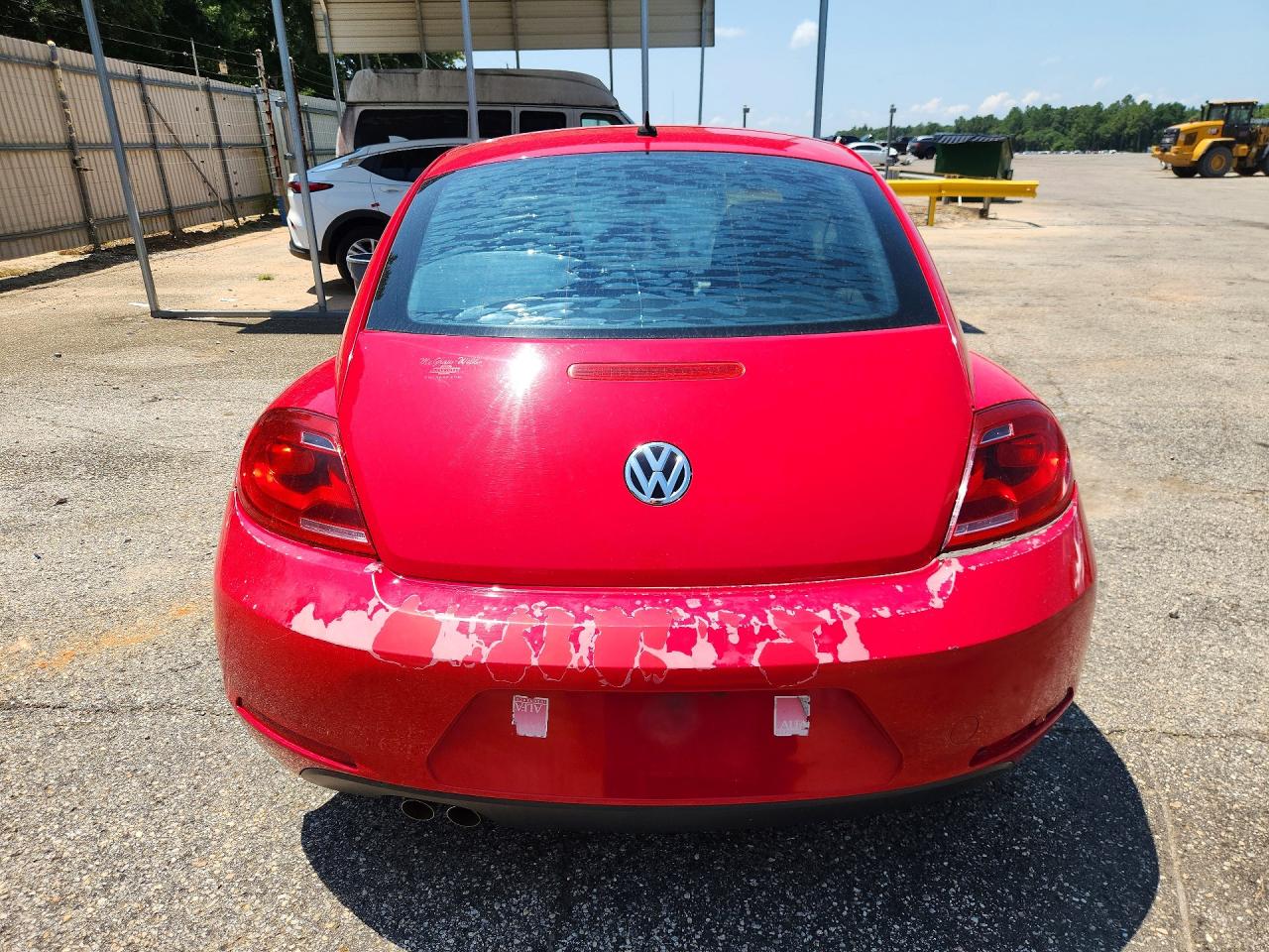 2014 Volkswagen Beetle Red vin: 3VWFP7AT6EM604032