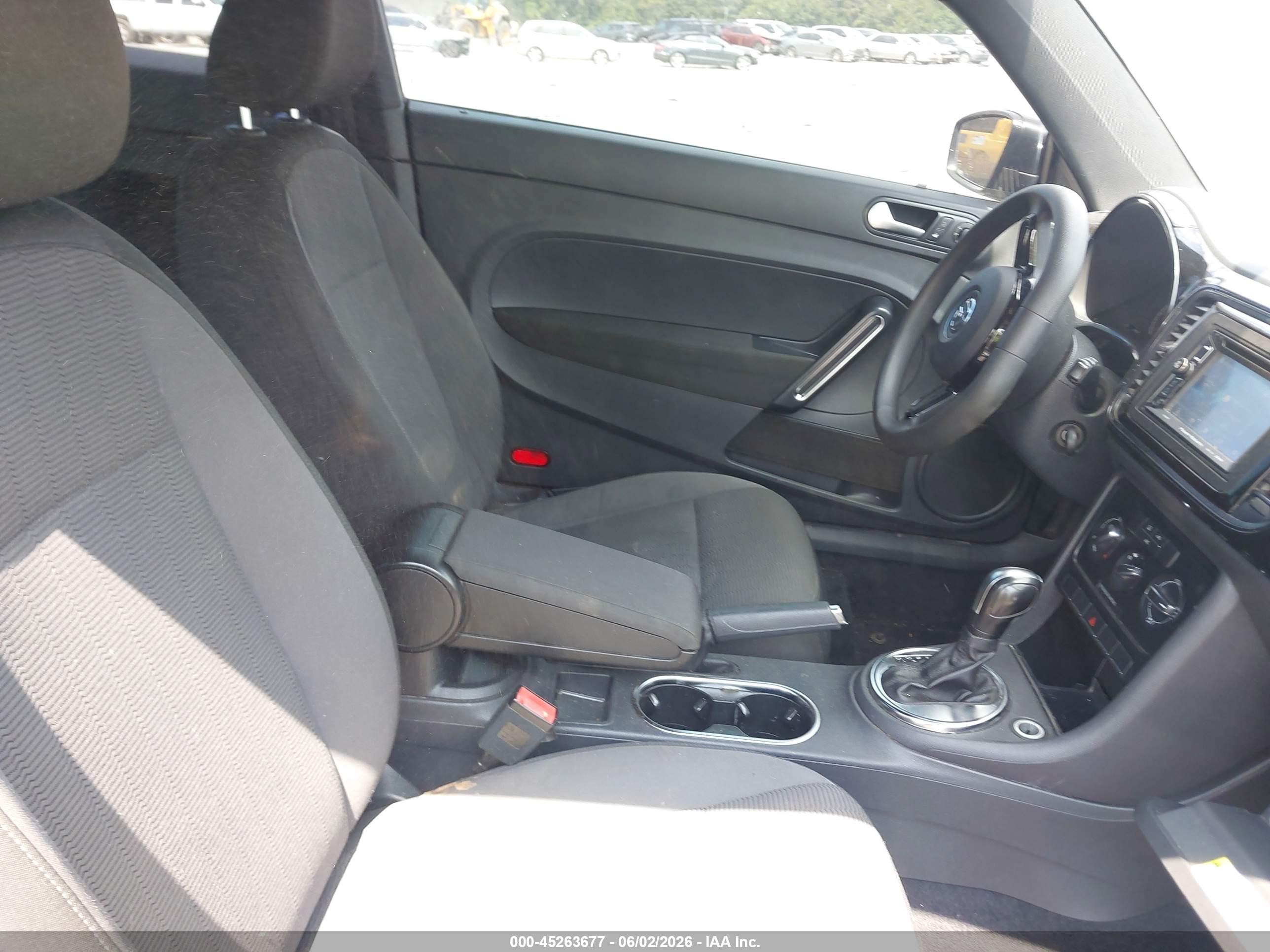 2014 Volkswagen Beetle 2.5l Entry Black vin: 3VWFP7AT6EM604967
