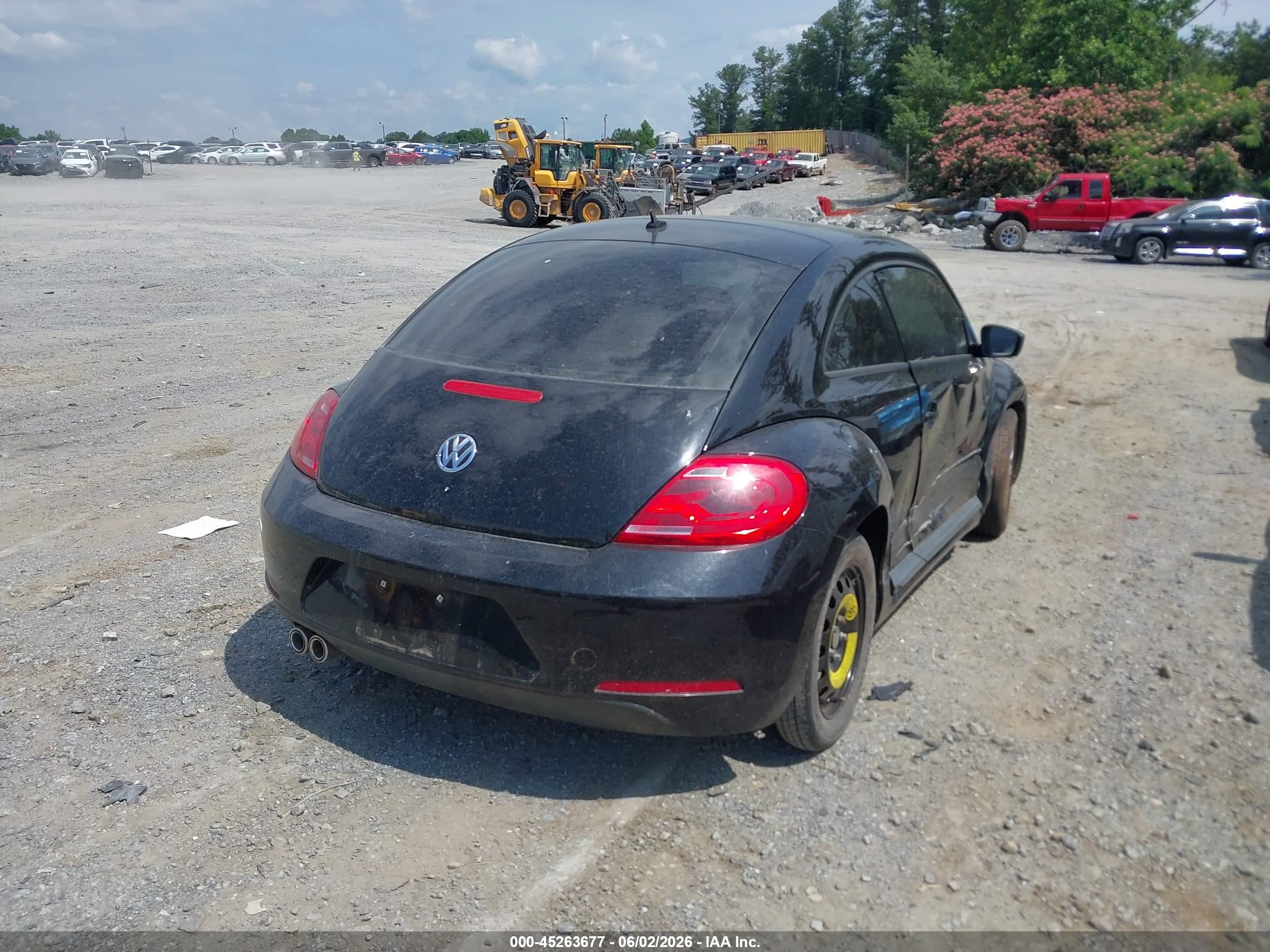 2014 Volkswagen Beetle 2.5l Entry Black vin: 3VWFP7AT6EM604967