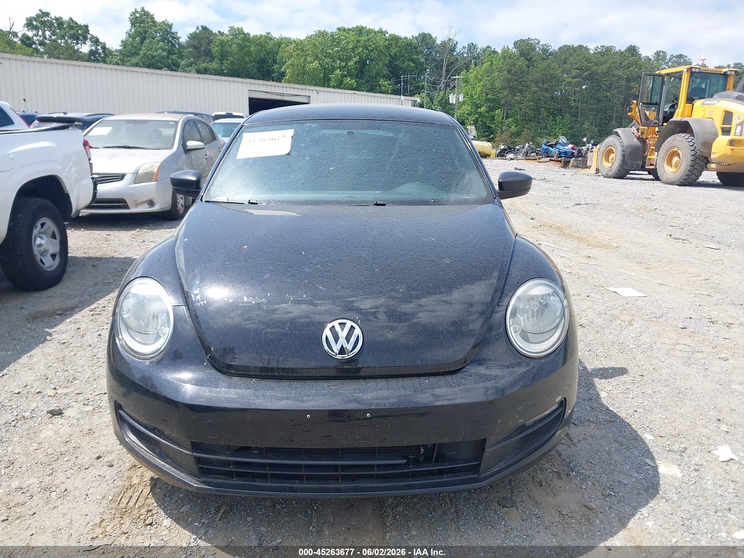 2014 Volkswagen Beetle 2.5l Entry Black vin: 3VWFP7AT6EM604967