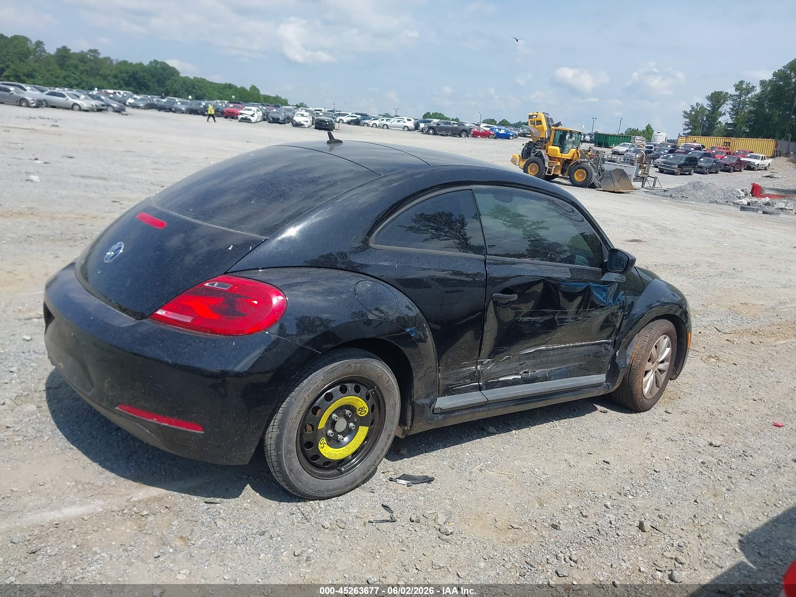2014 Volkswagen Beetle 2.5l Entry Black vin: 3VWFP7AT6EM604967
