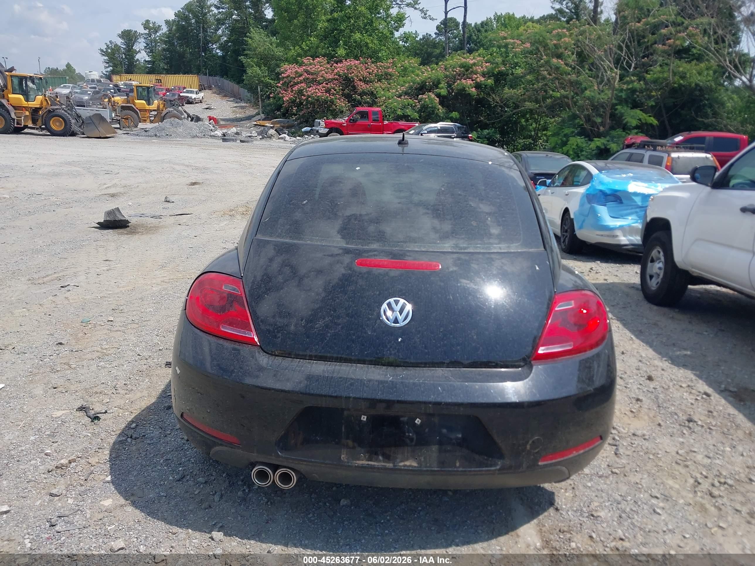 2014 Volkswagen Beetle 2.5l Entry Black vin: 3VWFP7AT6EM604967