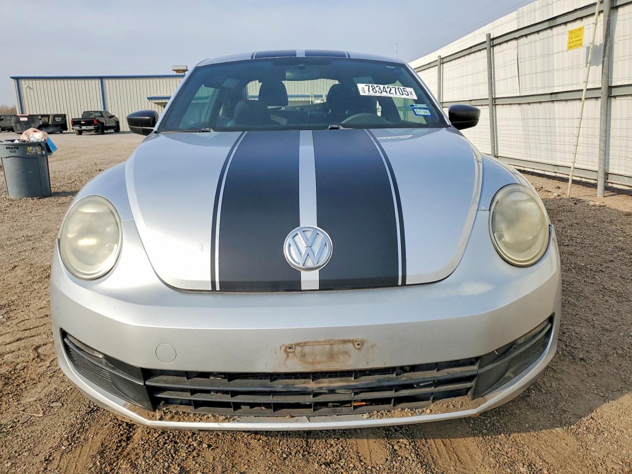 2013 Volkswagen Beetle Silver vin: 3VWFP7AT7DM643906