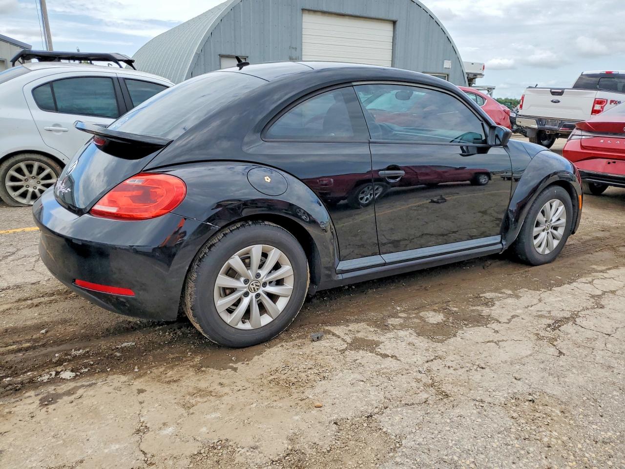 2014 Volkswagen Beetle Black vin: 3VWFP7AT7EM624080