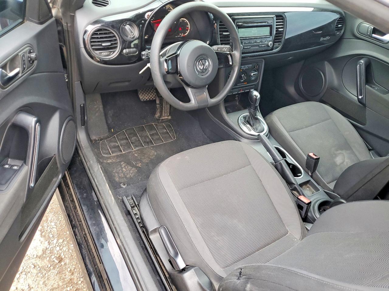 2014 Volkswagen Beetle Black vin: 3VWFP7AT7EM624080
