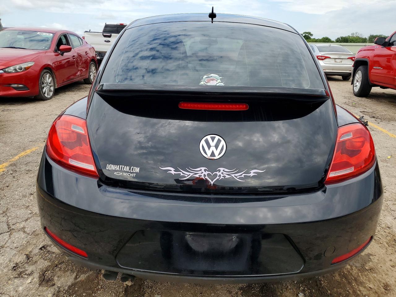 2014 Volkswagen Beetle Black vin: 3VWFP7AT7EM624080