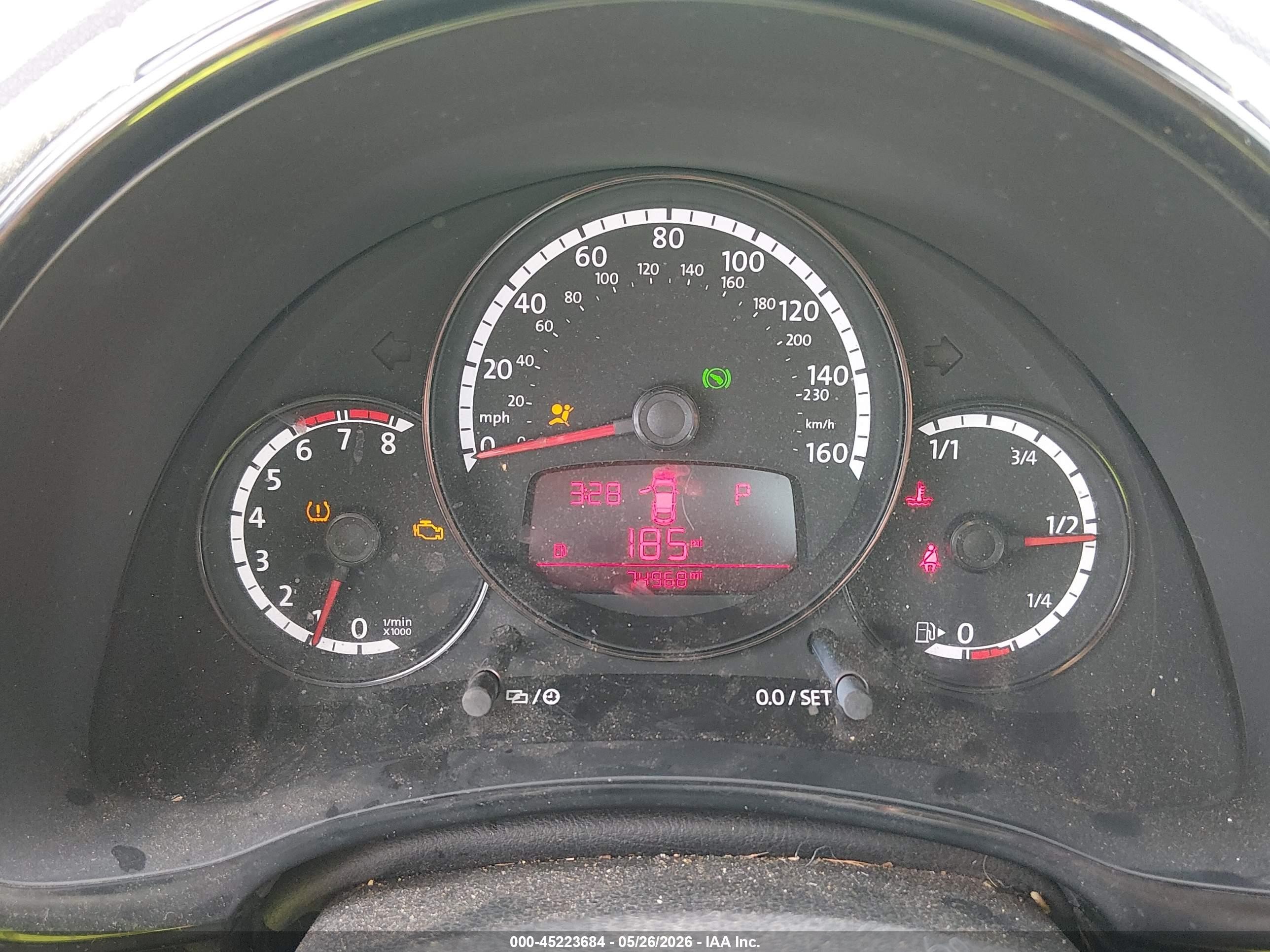 2014 Volkswagen Beetle 2.5l Entry Серый vin: 3VWFP7AT8EM625206
