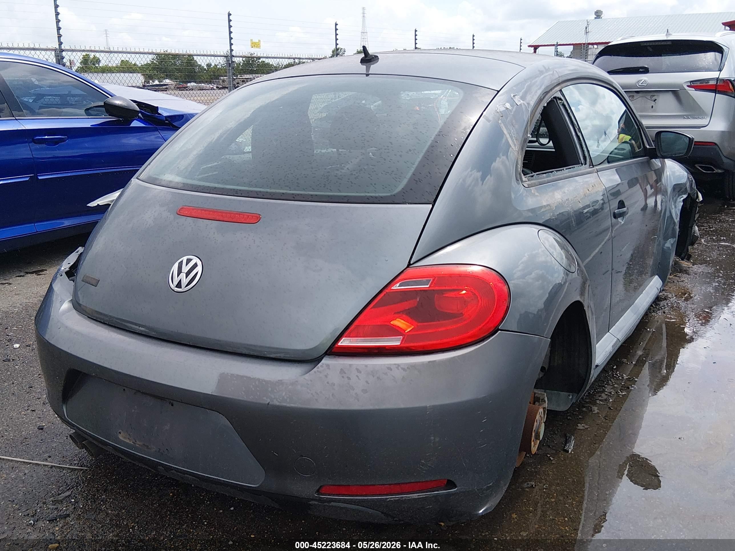2014 Volkswagen Beetle 2.5l Entry Серый vin: 3VWFP7AT8EM625206