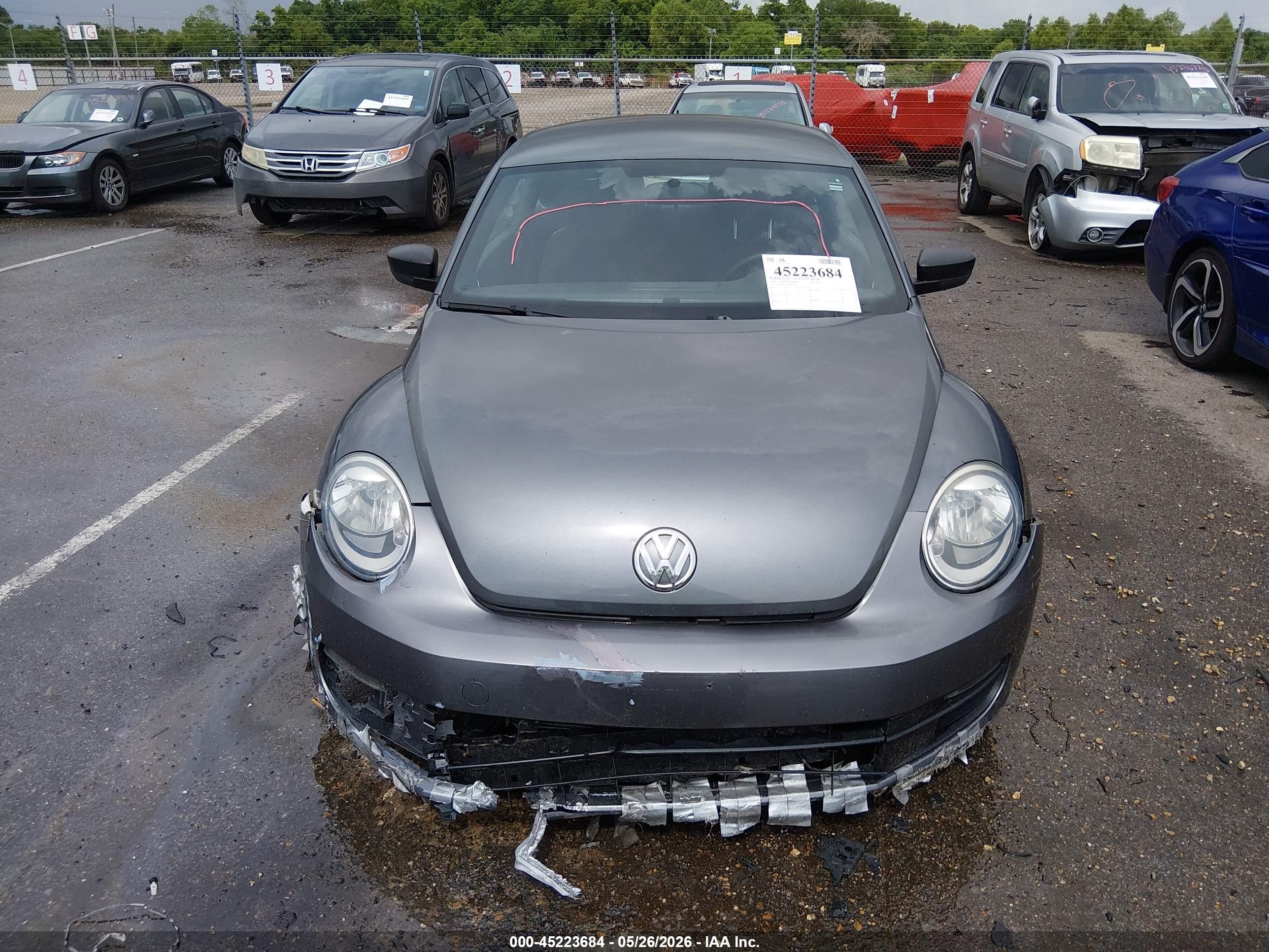 2014 Volkswagen Beetle 2.5l Entry Серый vin: 3VWFP7AT8EM625206