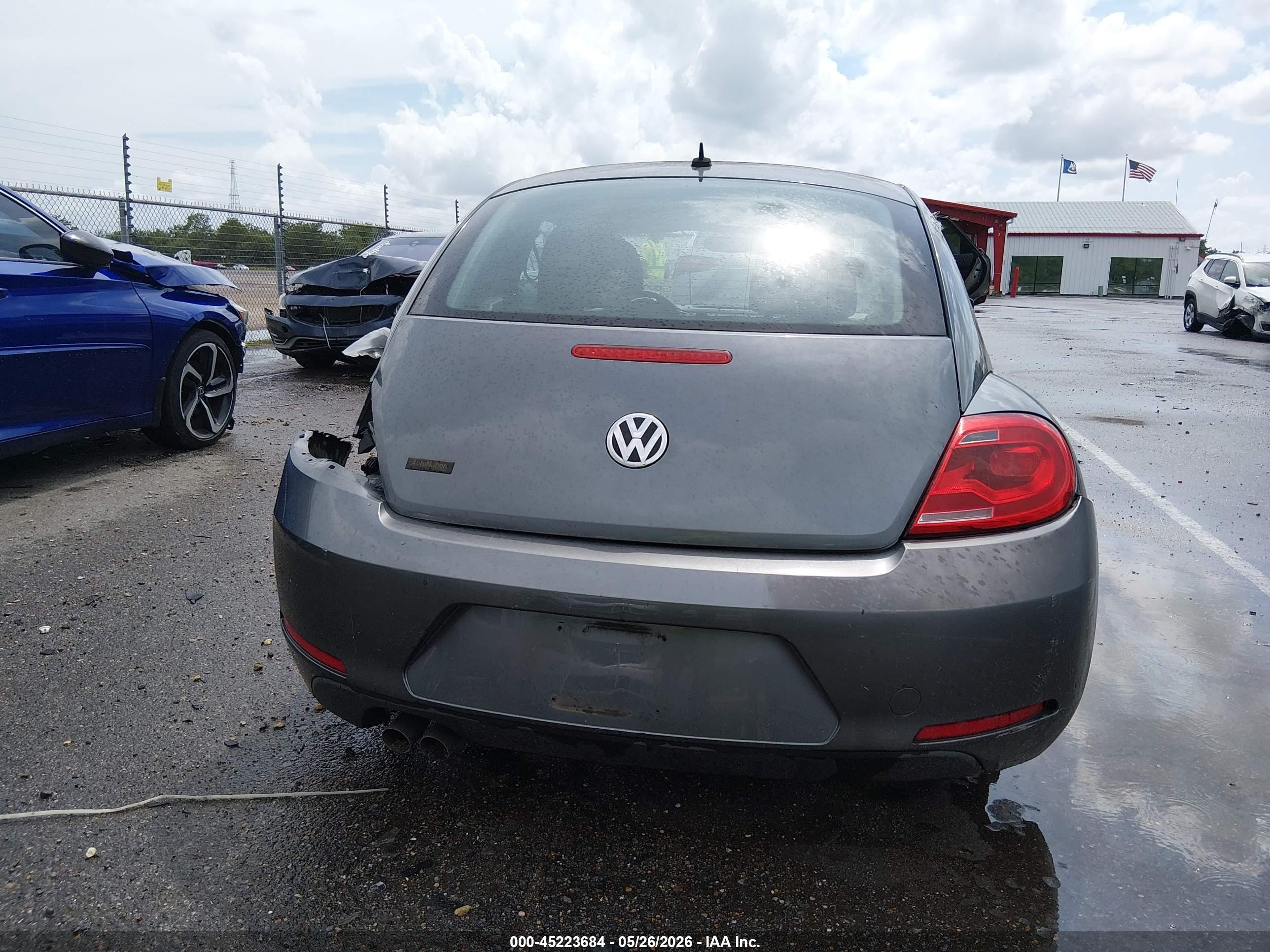 2014 Volkswagen Beetle 2.5l Entry Серый vin: 3VWFP7AT8EM625206