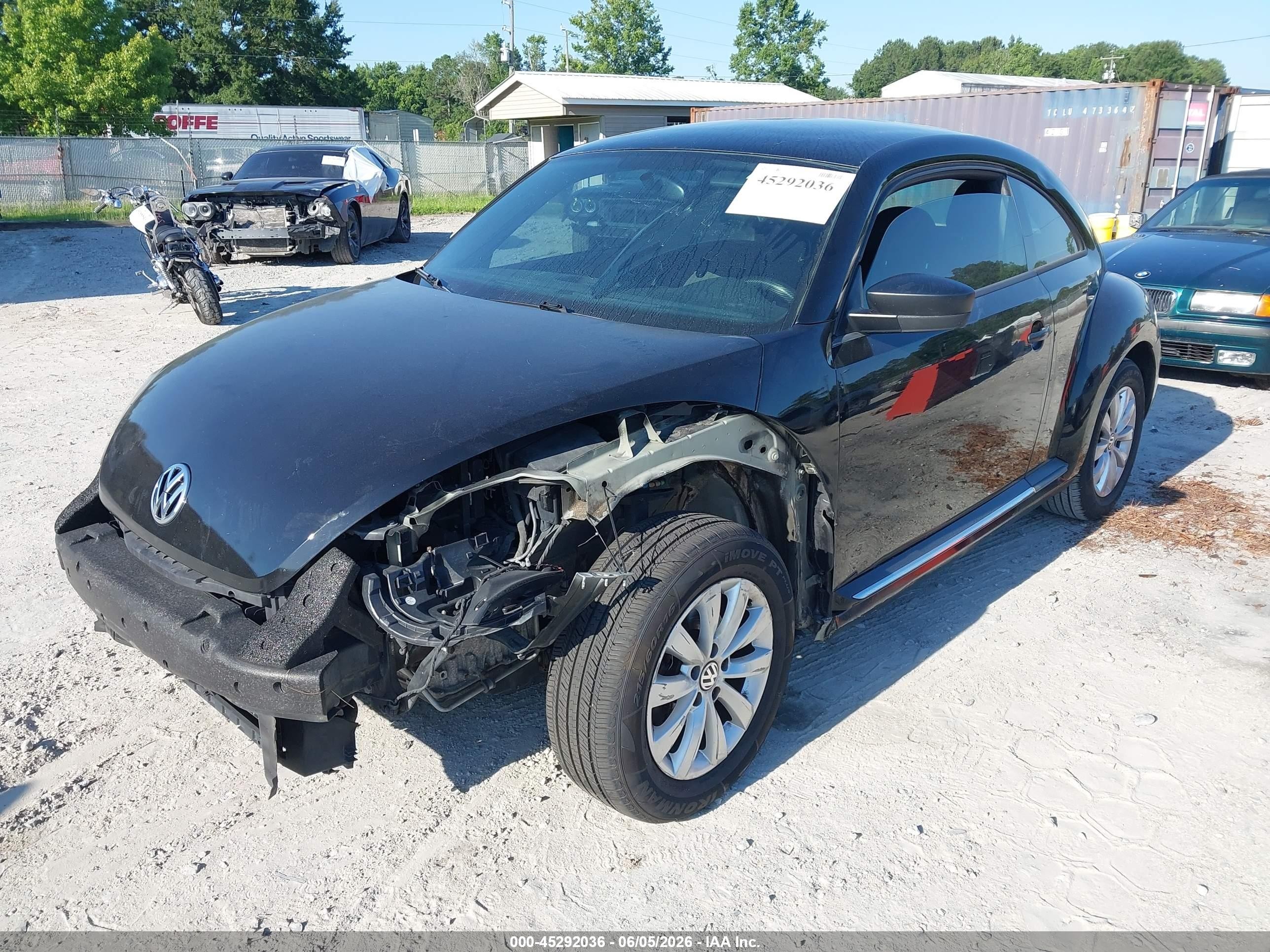 2013 Volkswagen Beetle 2.5l Entry Black vin: 3VWFP7AT9DM645964