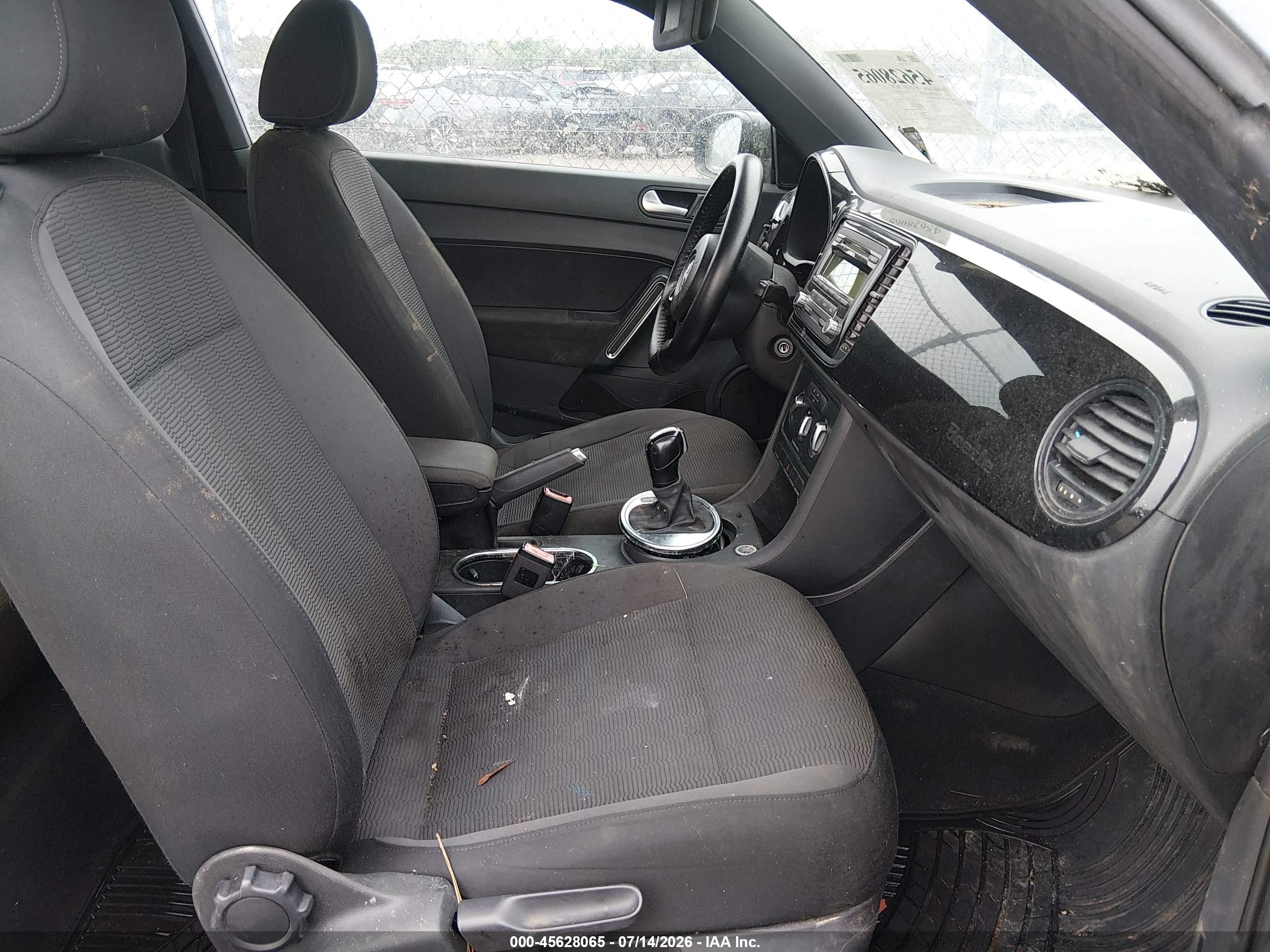 2013 Volkswagen Beetle 2.5l Entry Gray vin: 3VWFP7AT9DM654292