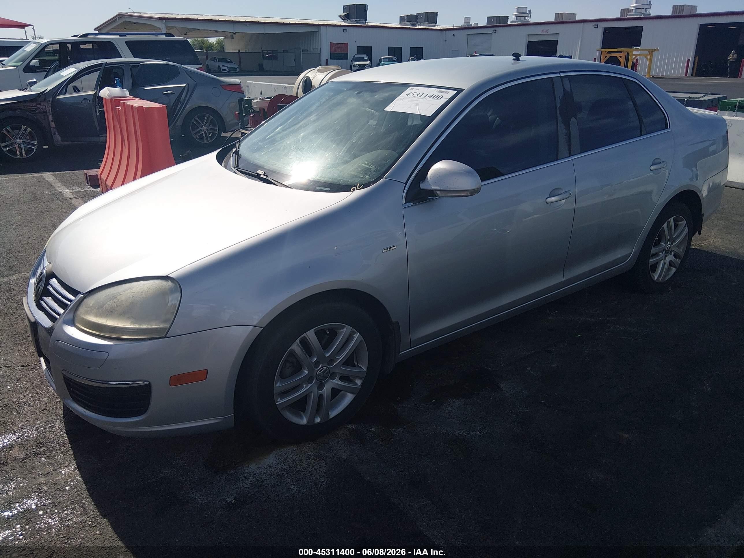 2006 Volkswagen Jetta Diesel Silver vin: 3VWFT71K76M848826