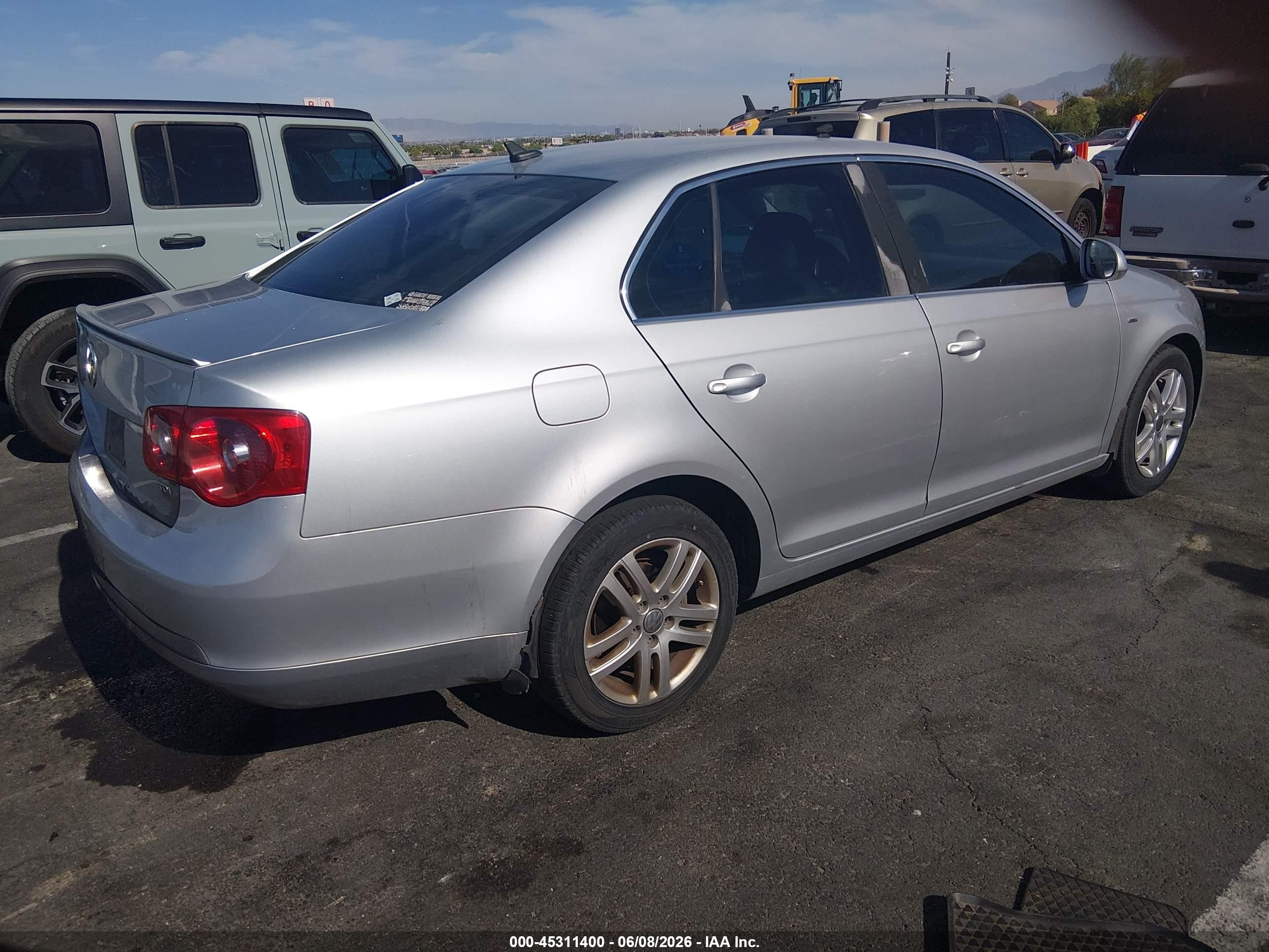 2006 Volkswagen Jetta Diesel Silver vin: 3VWFT71K76M848826