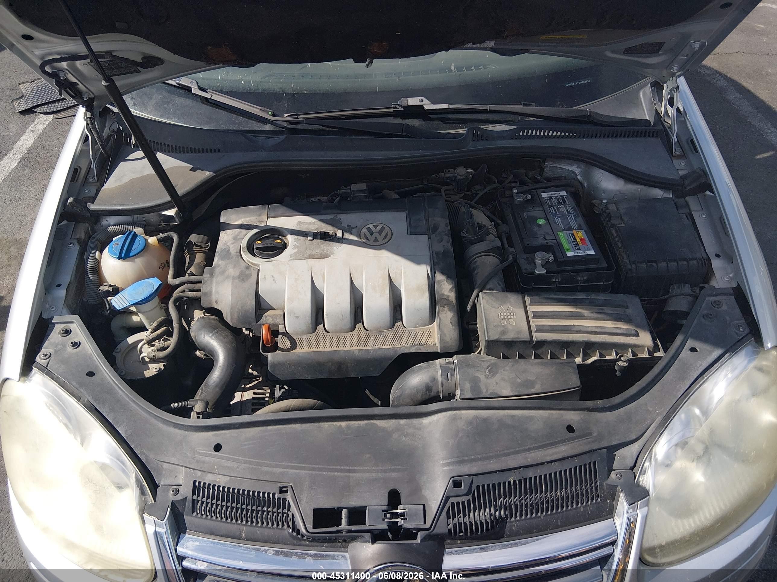 2006 Volkswagen Jetta Diesel Silver vin: 3VWFT71K76M848826