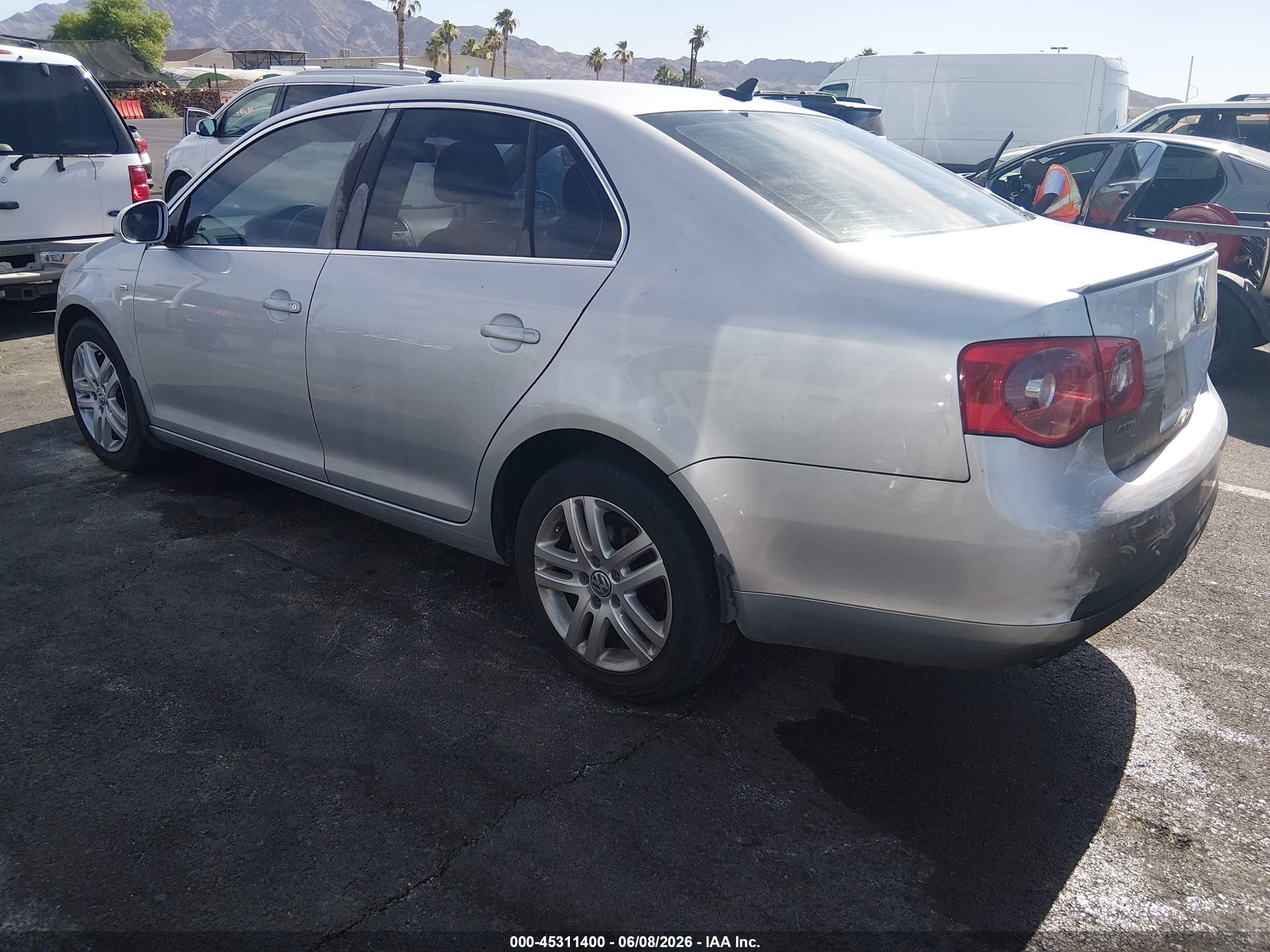 2006 Volkswagen Jetta Diesel Silver vin: 3VWFT71K76M848826