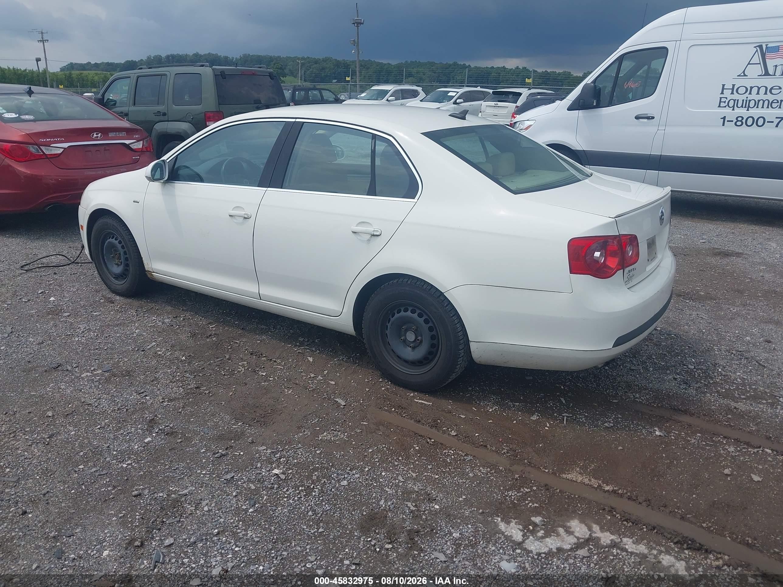2006 Volkswagen Jetta Diesel Белый vin: 3VWFT71K86M056815