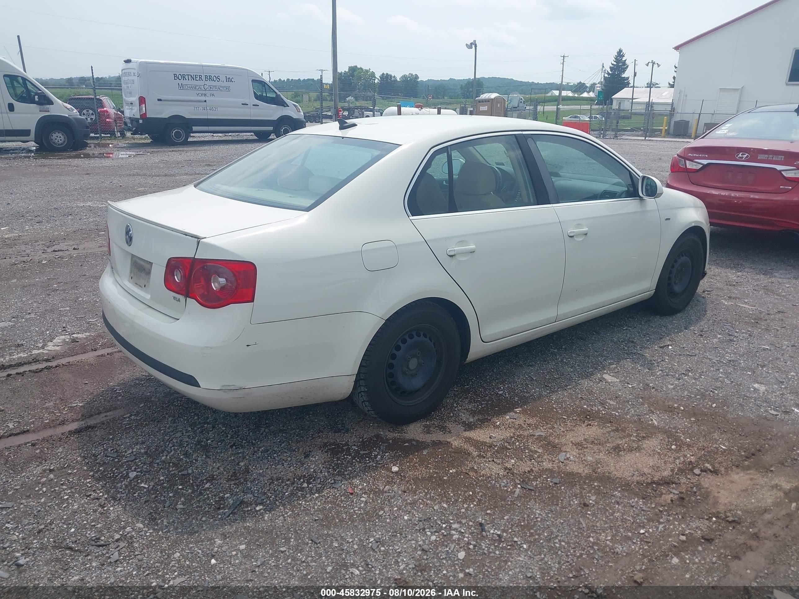 2006 Volkswagen Jetta Diesel Белый vin: 3VWFT71K86M056815