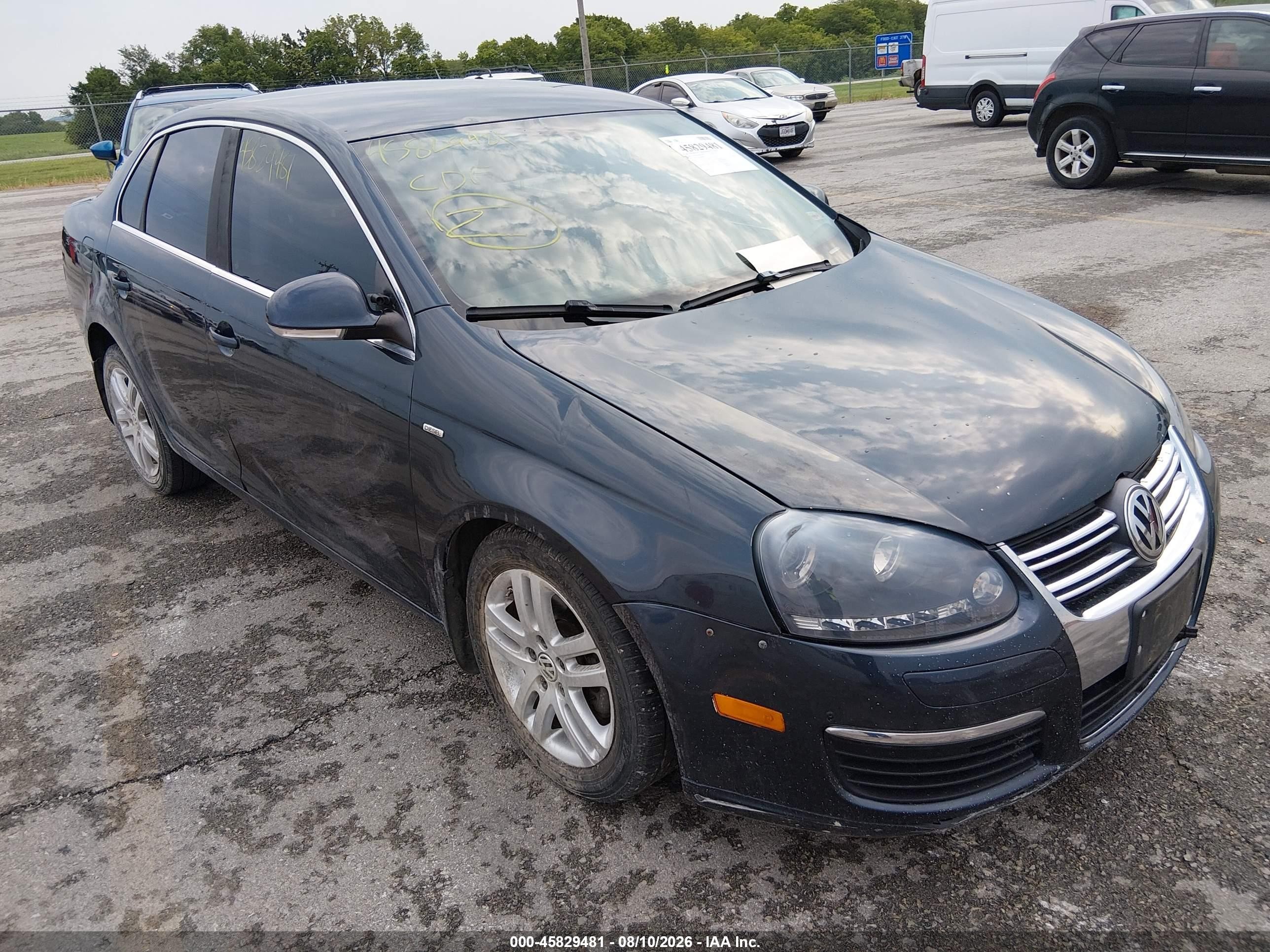 2006 Volkswagen Jetta Diesel Blue vin: 3VWFT71K96M849475