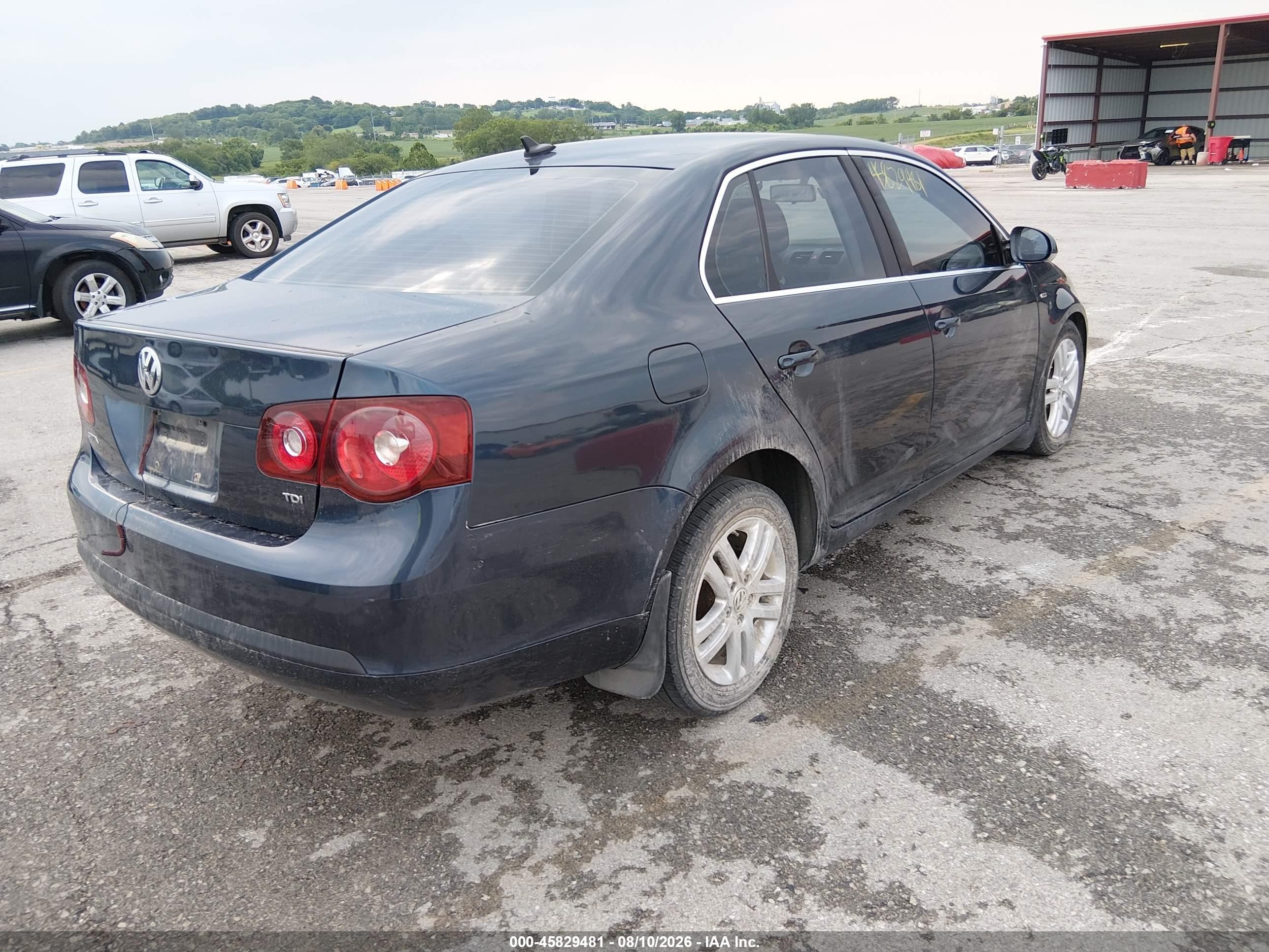 2006 Volkswagen Jetta Diesel Синий vin: 3VWFT71K96M849475