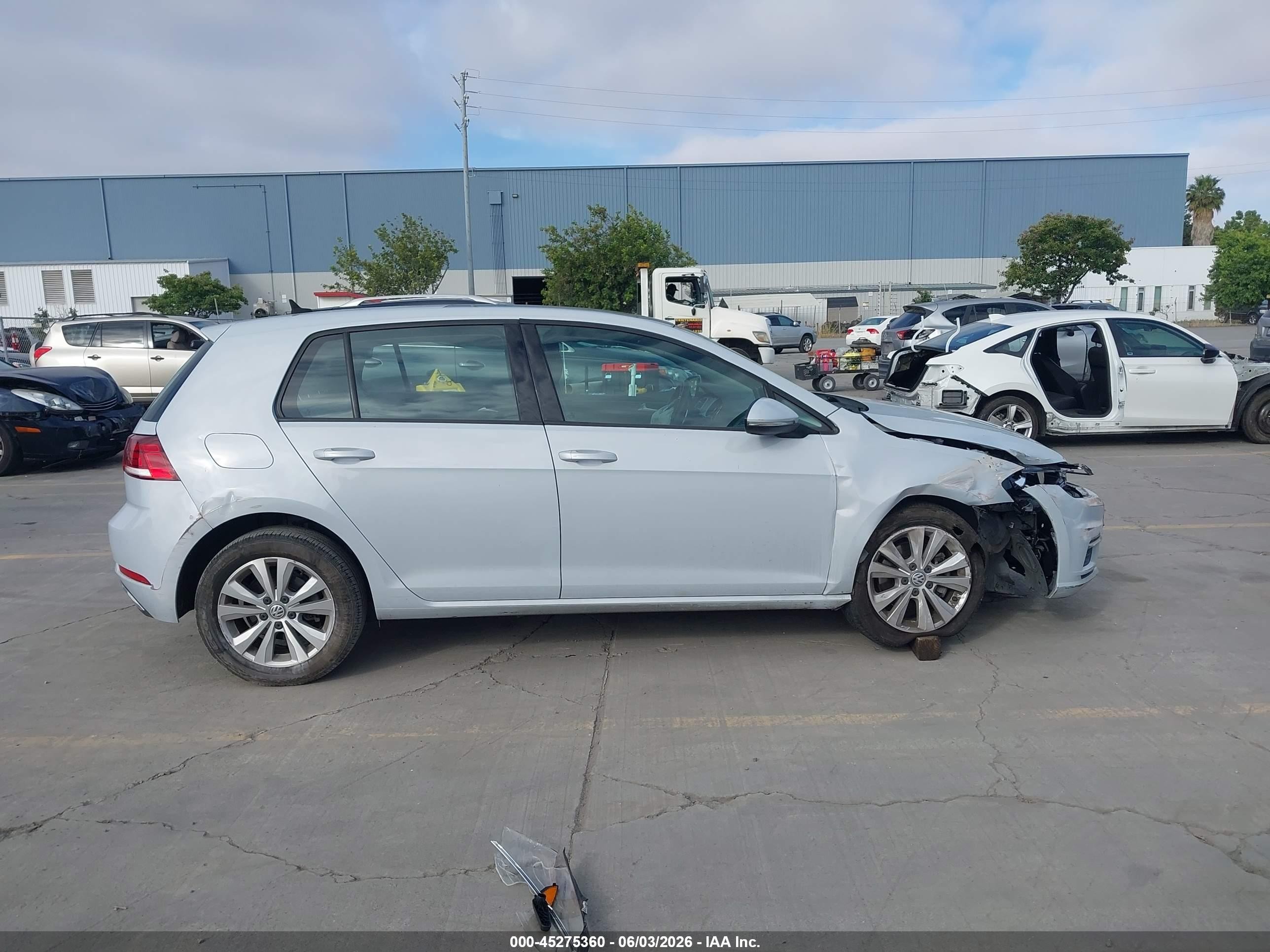 2020 Volkswagen Golf 1.4t Tsi White vin: 3VWG57AU2LM013969