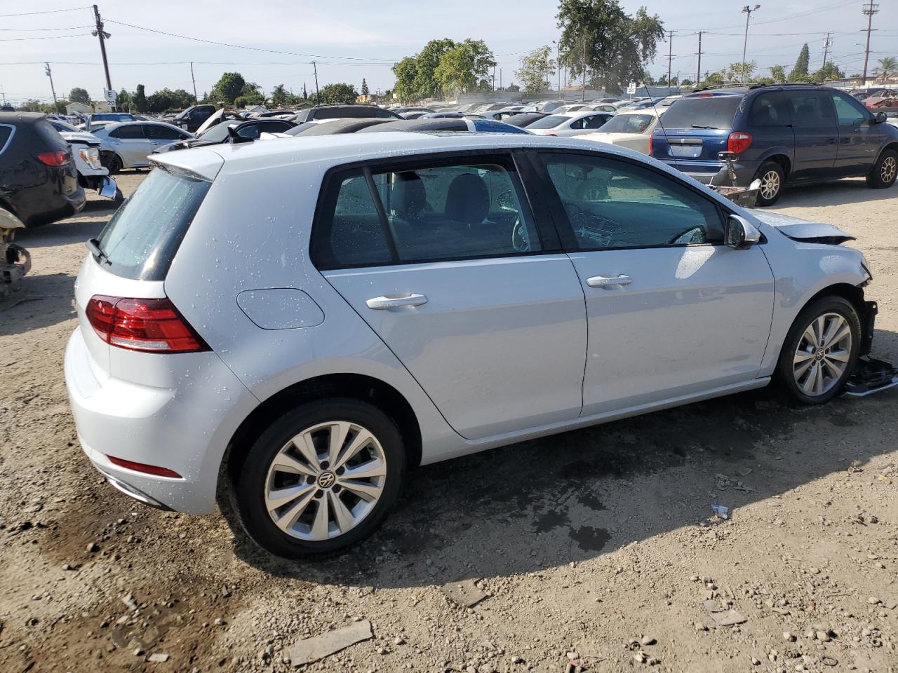 2020 Volkswagen Golf Синий vin: 3VWG57AU8LM014124