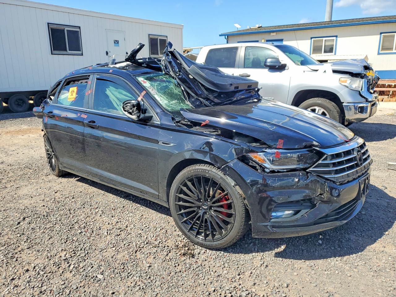 2019 Volkswagen Jetta Sel Premium Черный vin: 3VWG57BU6KM026737