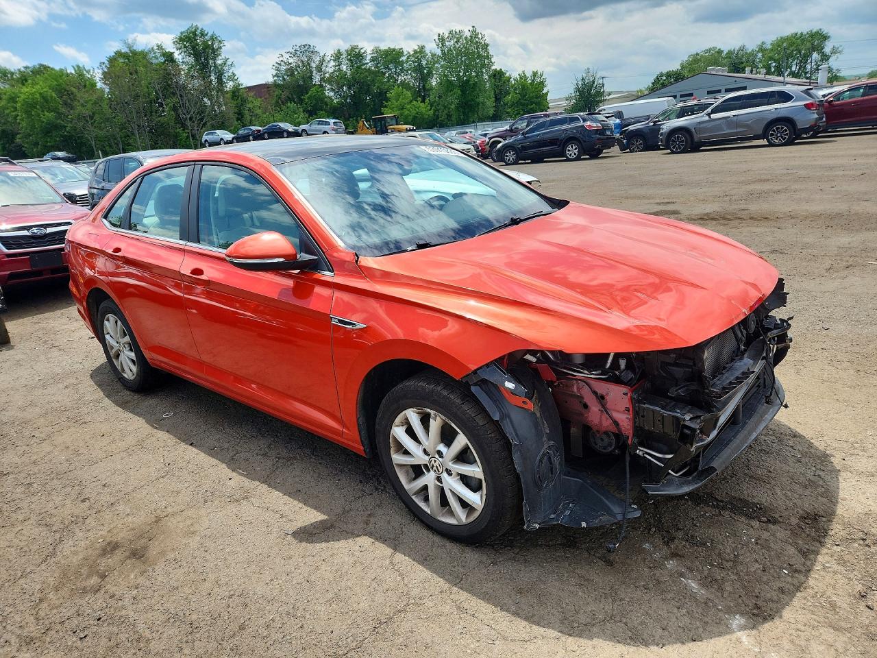 2019 Volkswagen Jetta Sel Premium Оранжевый vin: 3VWG57BU7KM076529