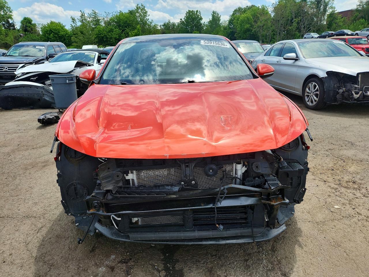 2019 Volkswagen Jetta Sel Premium Оранжевый vin: 3VWG57BU7KM076529