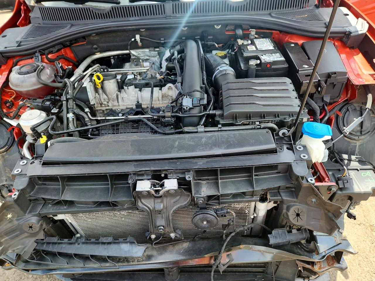 2019 Volkswagen Jetta Sel Premium Оранжевый vin: 3VWG57BU7KM076529