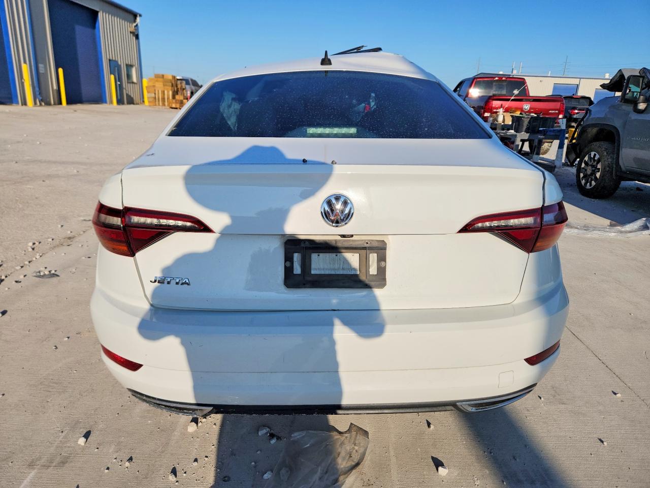 2019 Volkswagen Jetta Sel Premium White vin: 3VWG57BU8KM237633