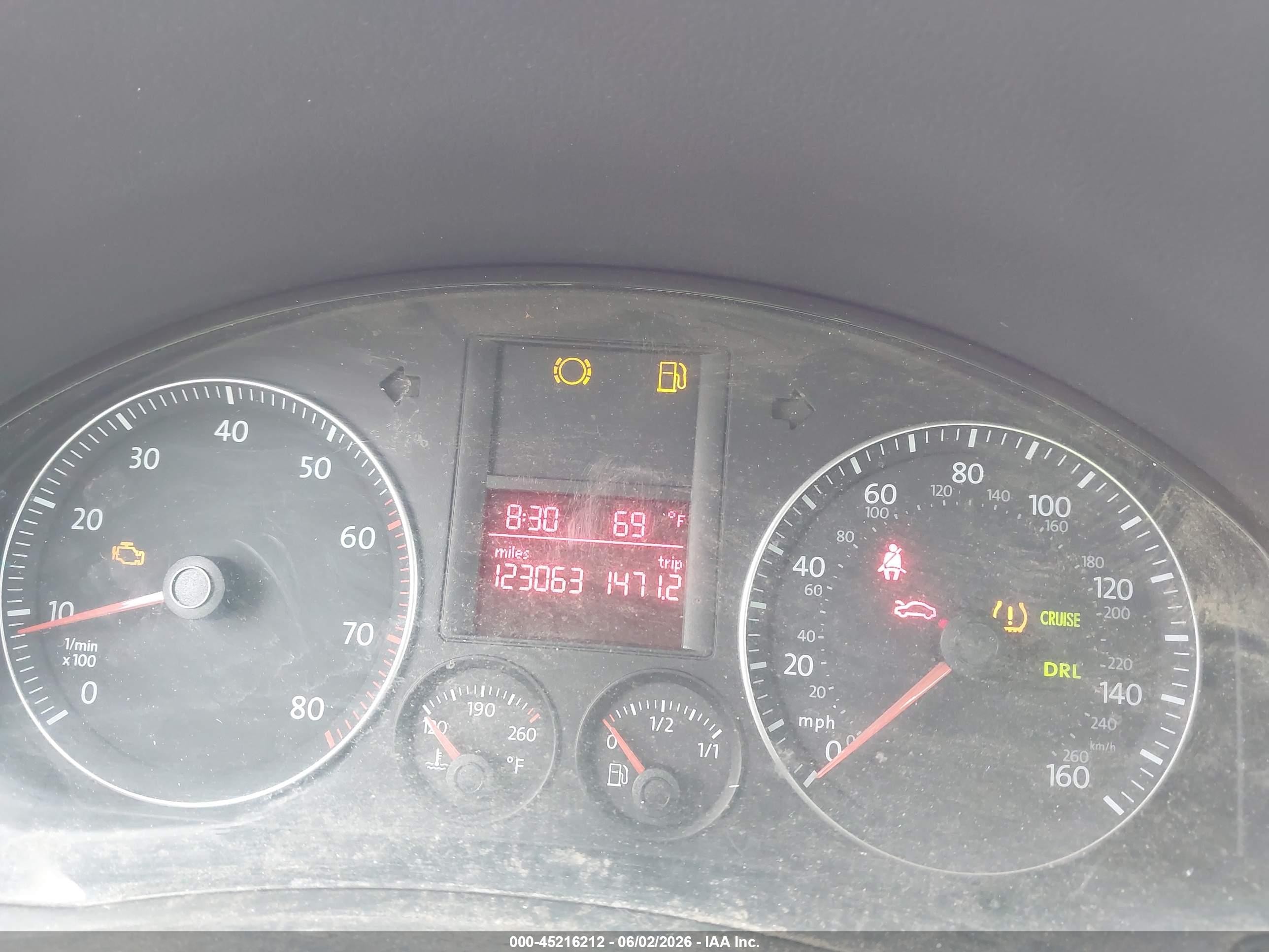 2007 Volkswagen Jetta   Красный vin: 3VWGF71K27M084641