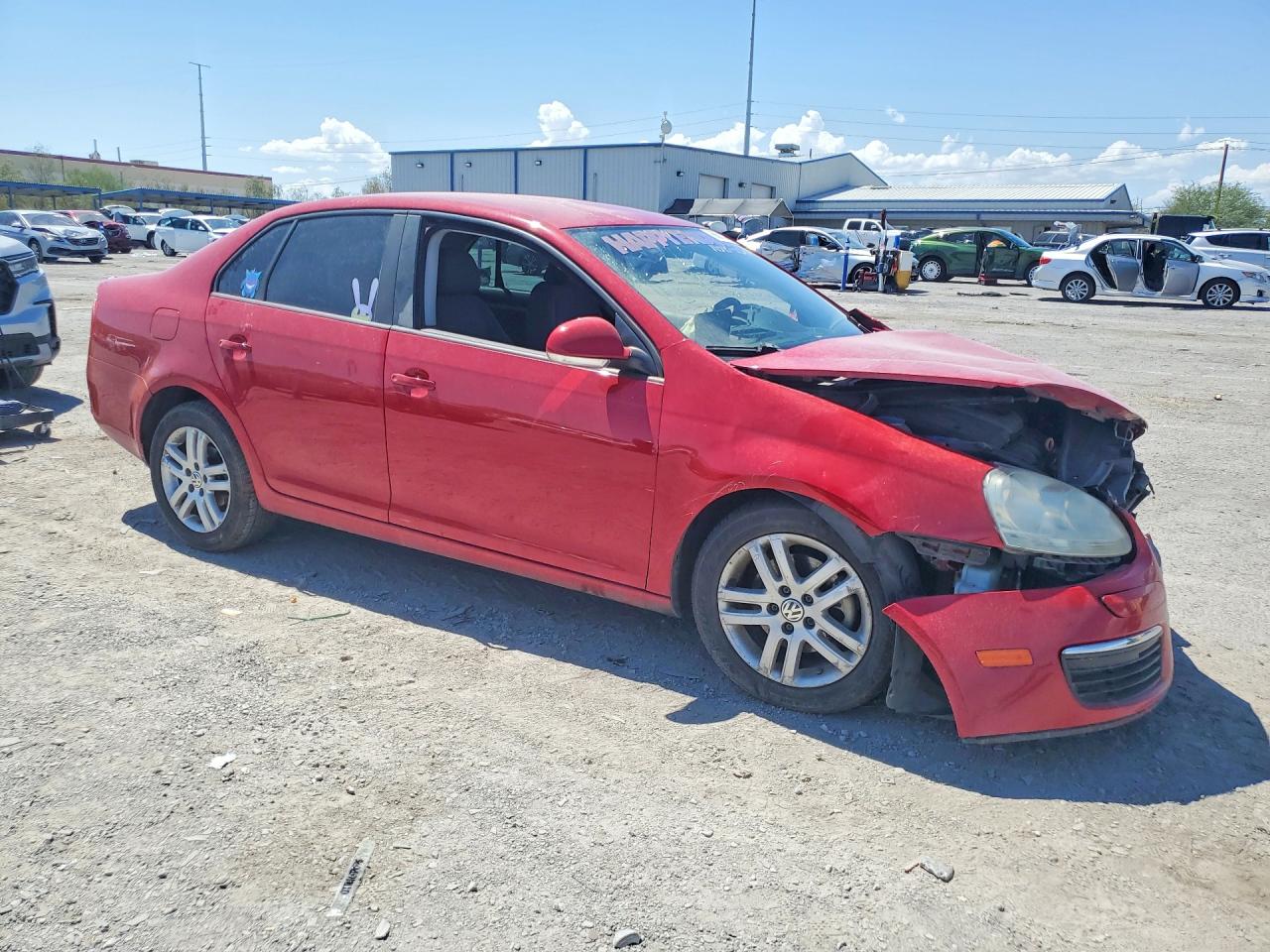 2007 Volkswagen Jetta Red vin: 3VWGF71K67M187660