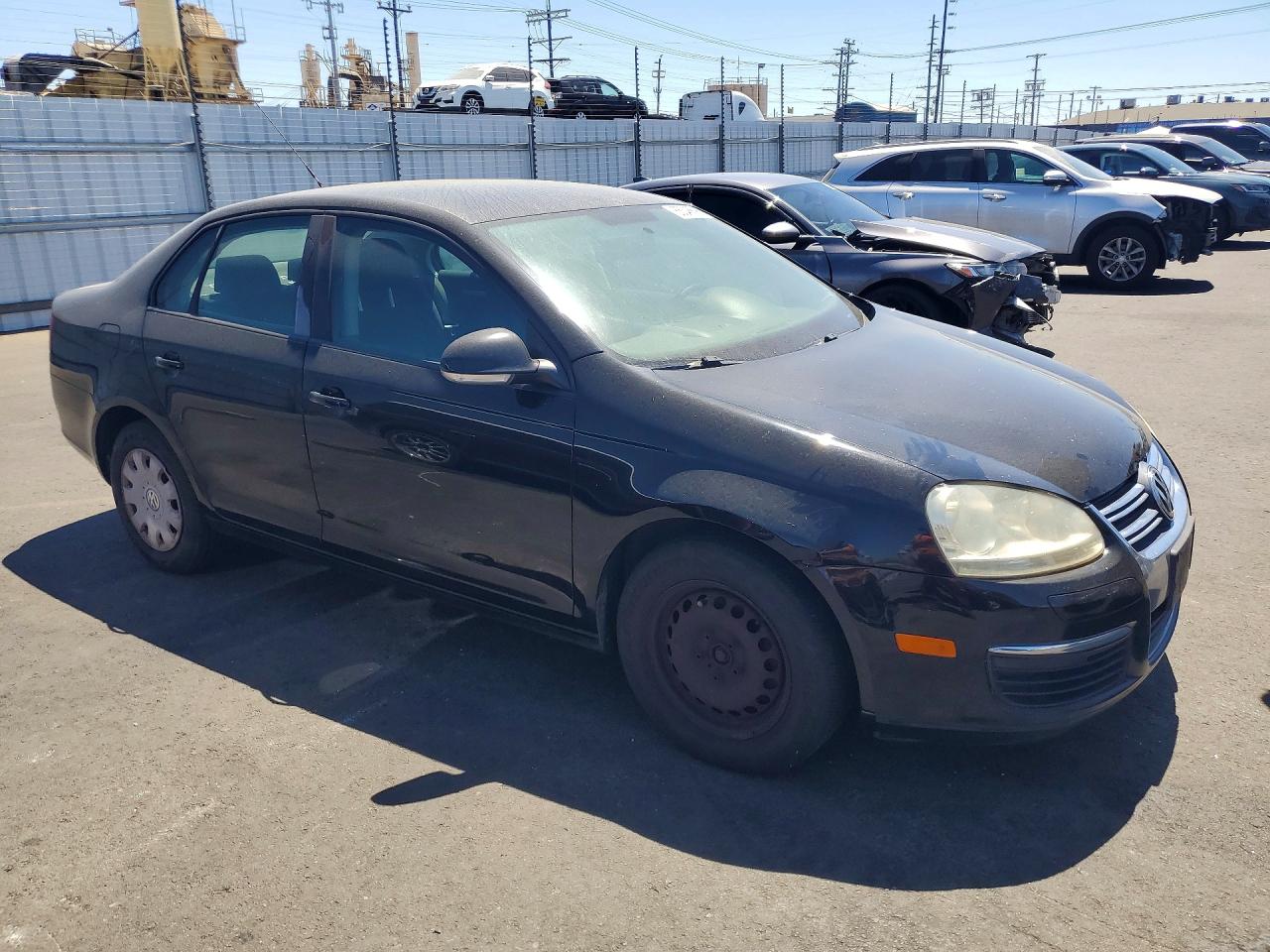 2007 Volkswagen Jetta Black vin: 3VWGG71K17M152036