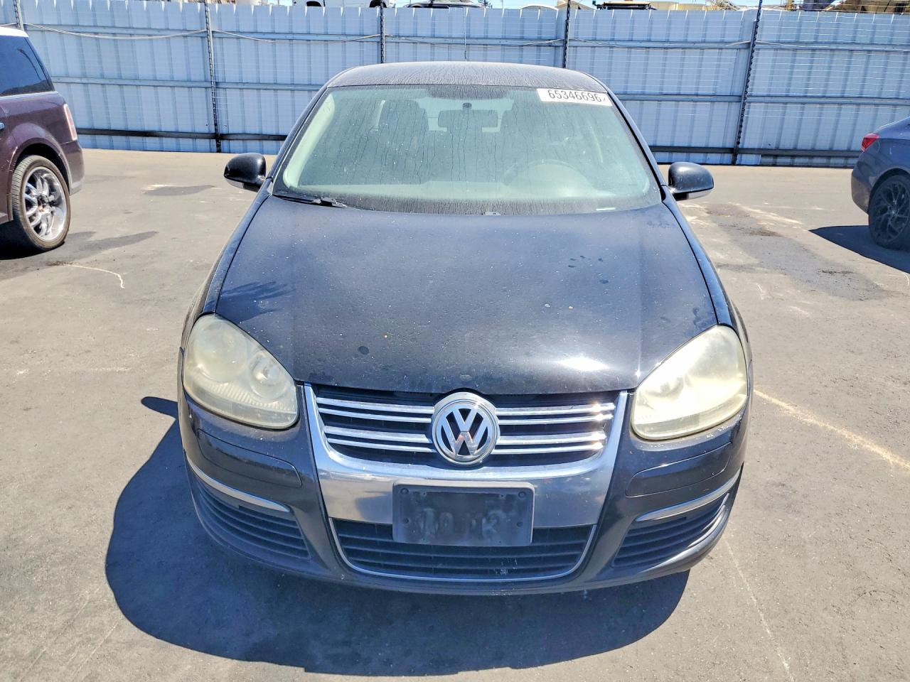 2007 Volkswagen Jetta Black vin: 3VWGG71K17M152036