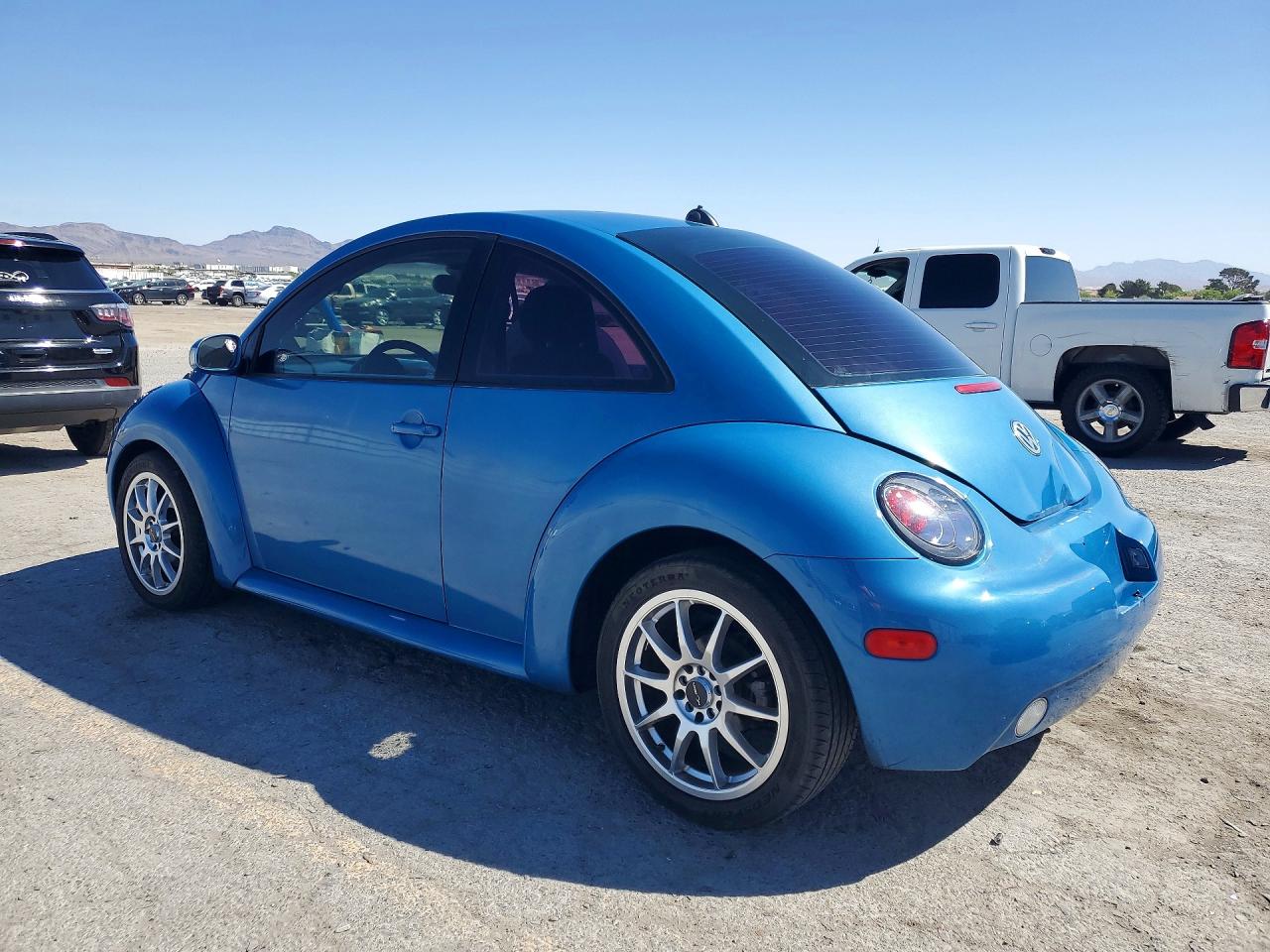 2004 Volkswagen New Beetle Satellite Blue Gls Blue vin: 3VWGK31C24M419891