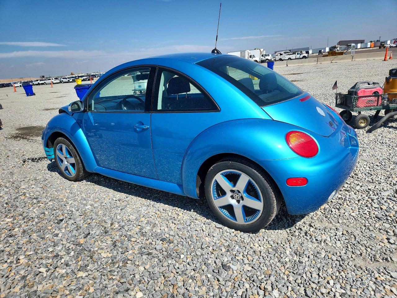 2004 Volkswagen New Beetle Satellite Blue Gls Blue vin: 3VWGK31C94M422271