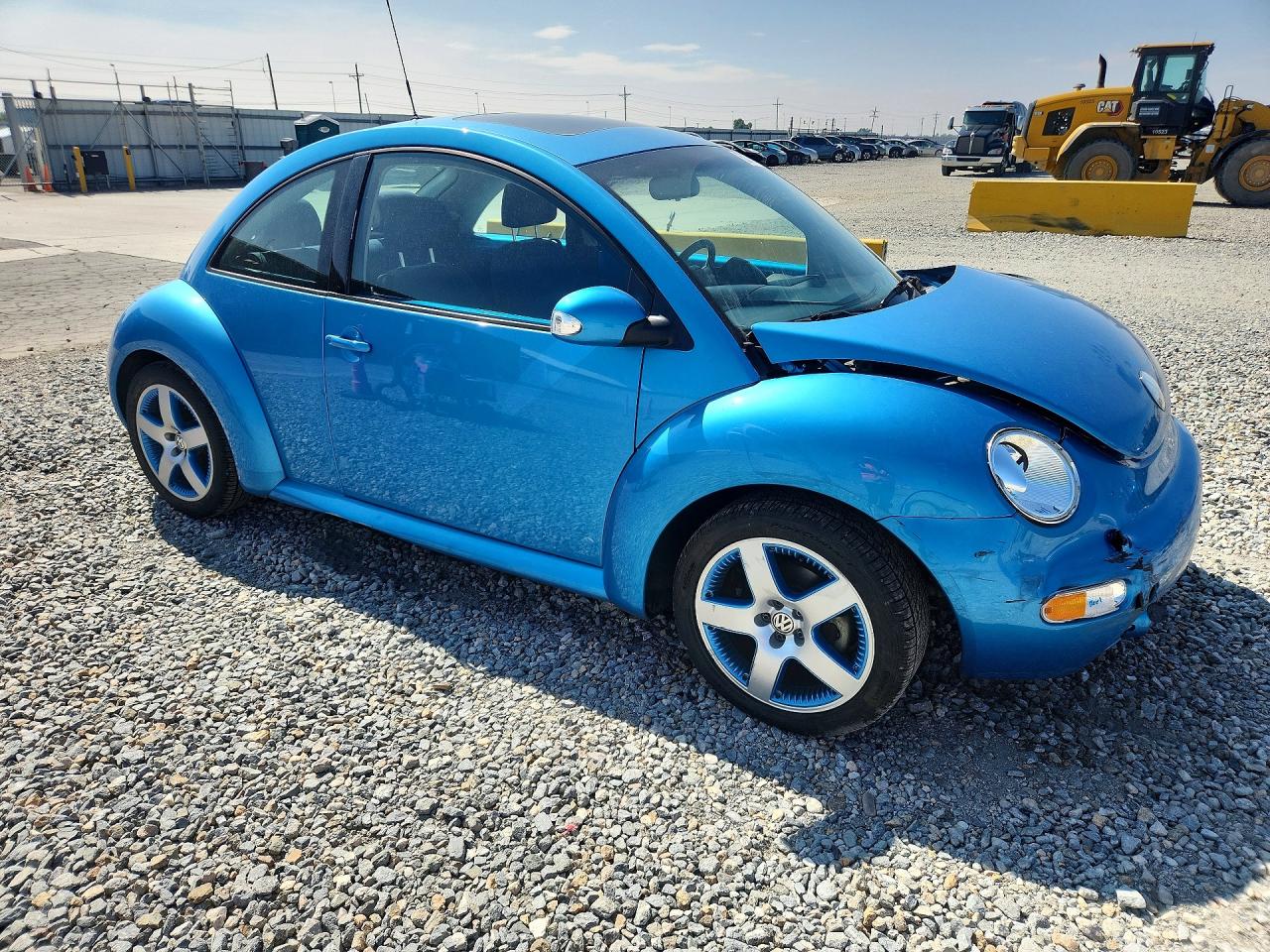 2004 Volkswagen New Beetle Satellite Blue Gls Blue vin: 3VWGK31C94M422271